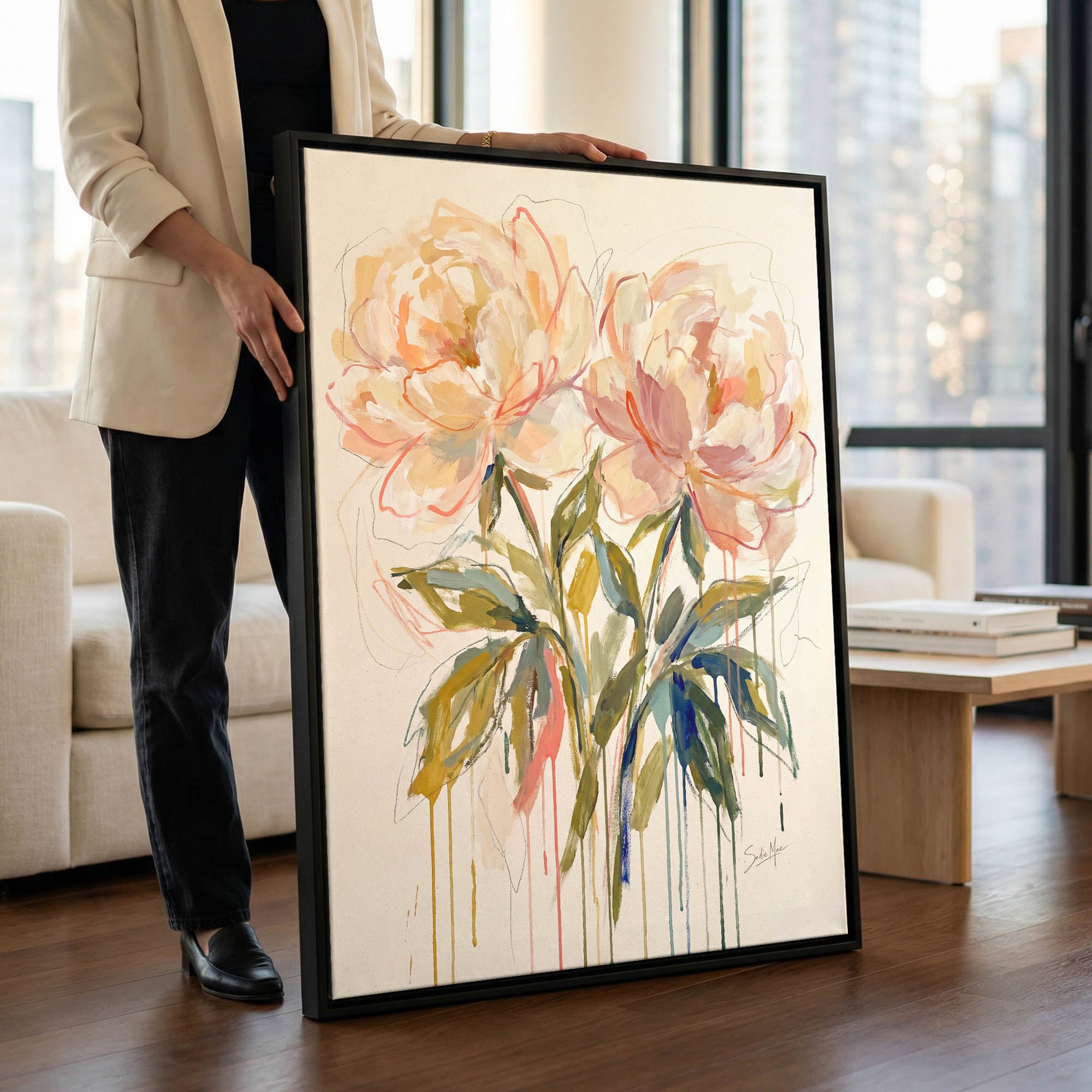Coral Peonies