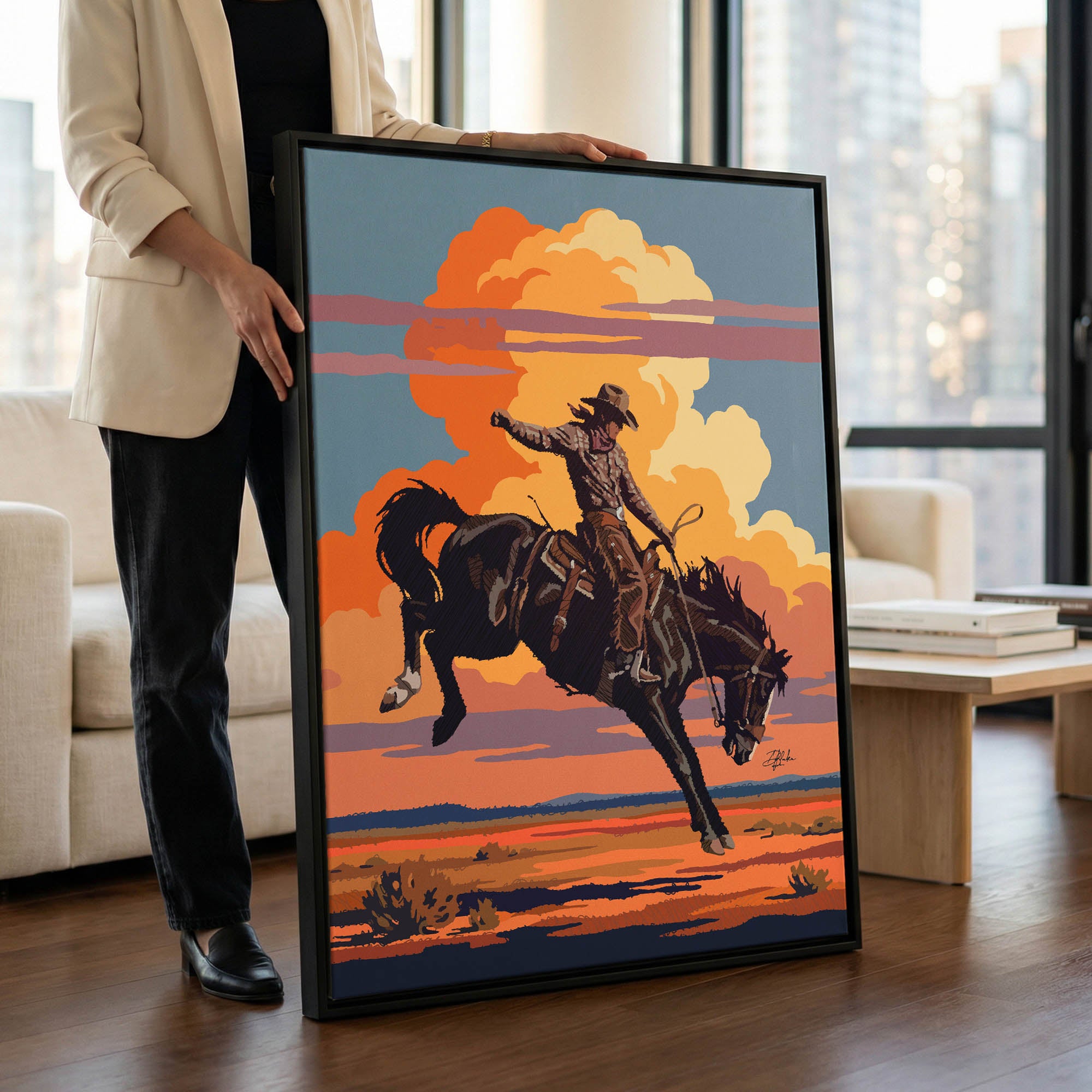 Sunset Bronco