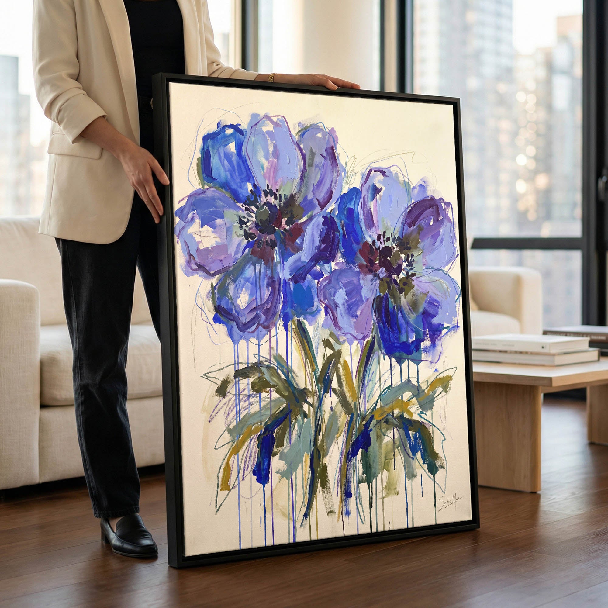 Indigo Anemones
