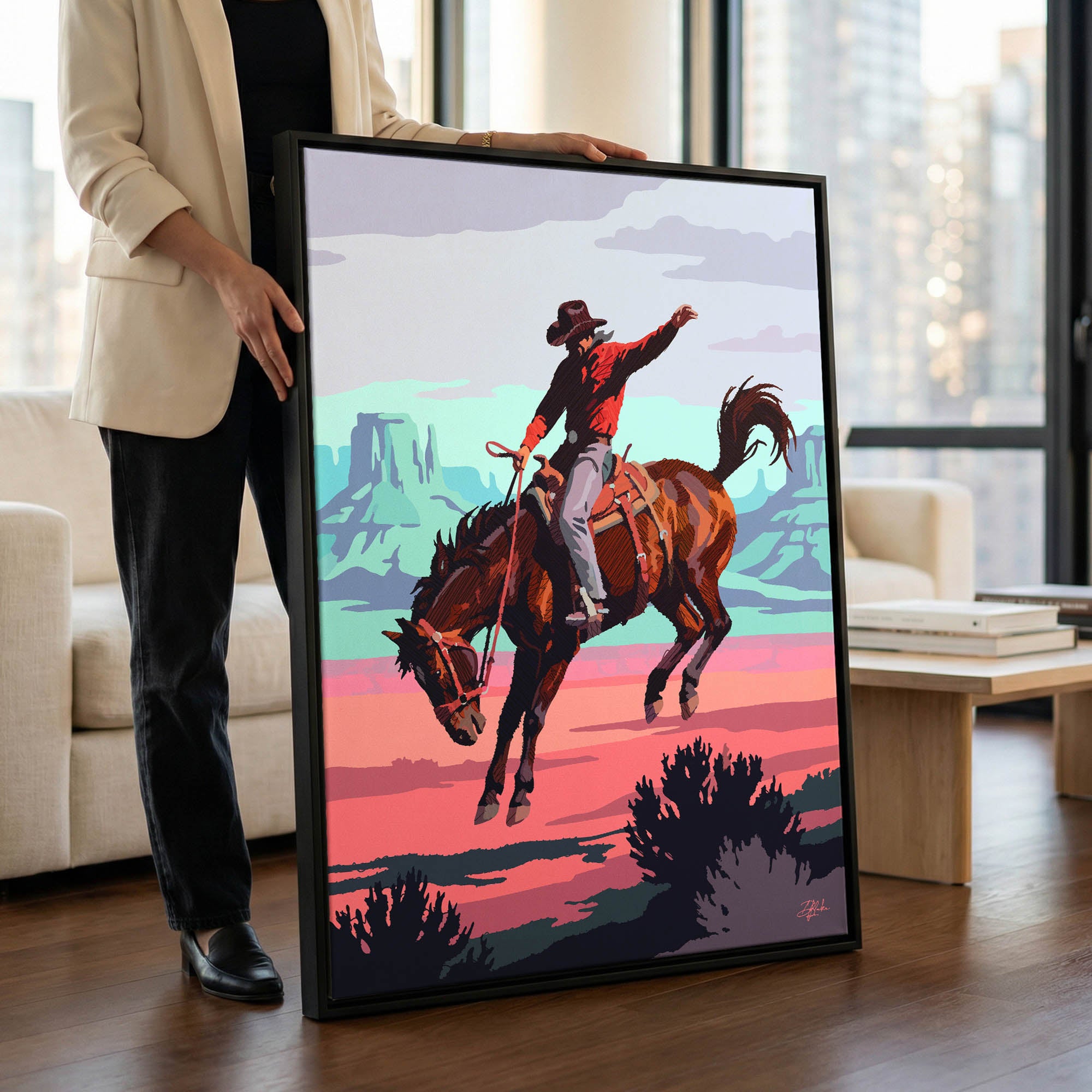 Rodeo in Red
