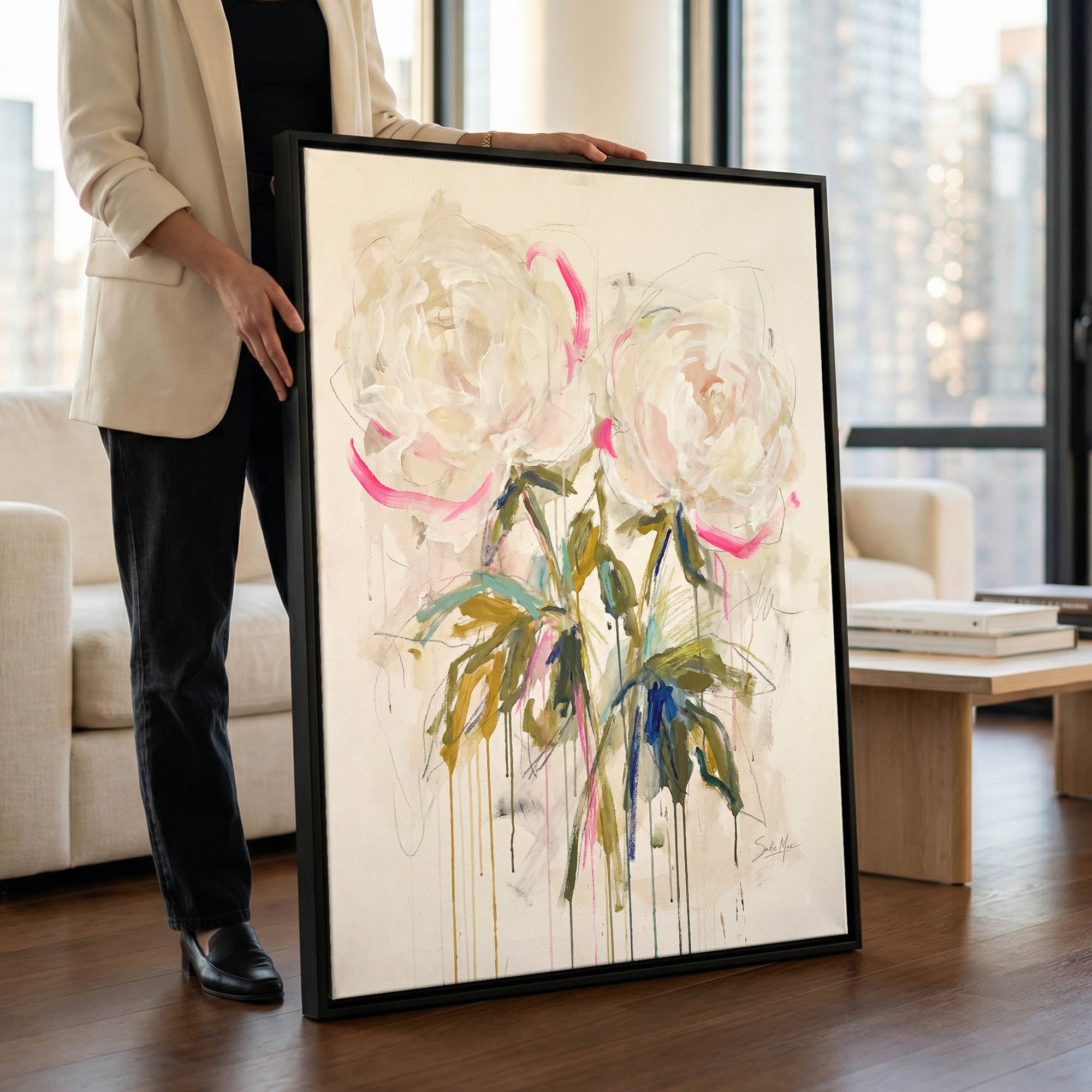 Pearl Peonies