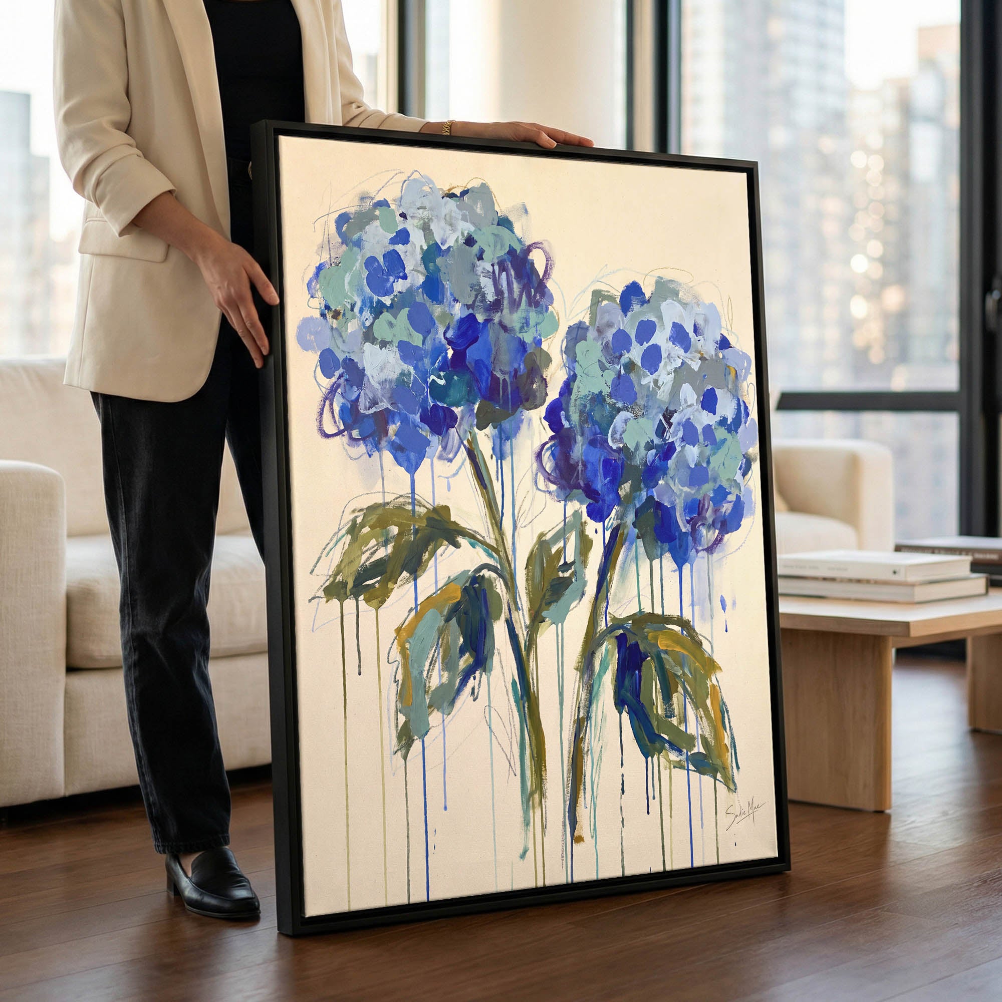 Azure Hydrangeas