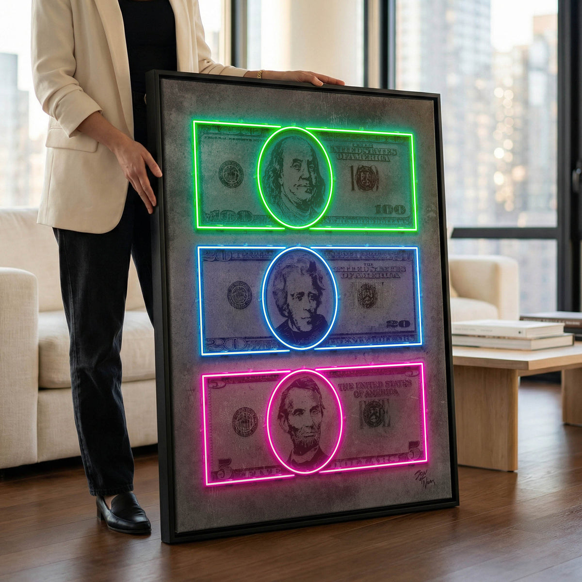 Dollar Bills ‘Neon’