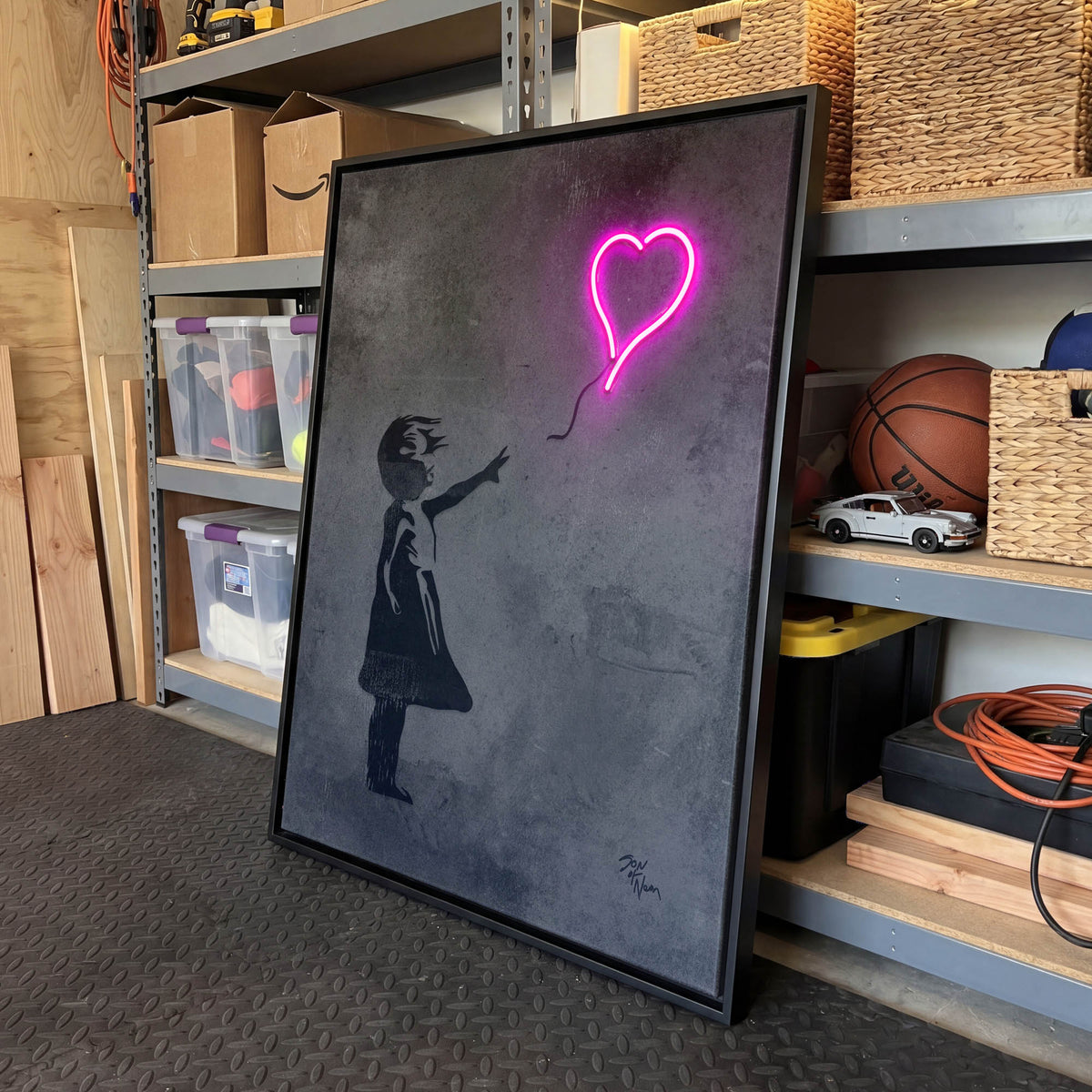 Banksy Balloon ‘Neon’