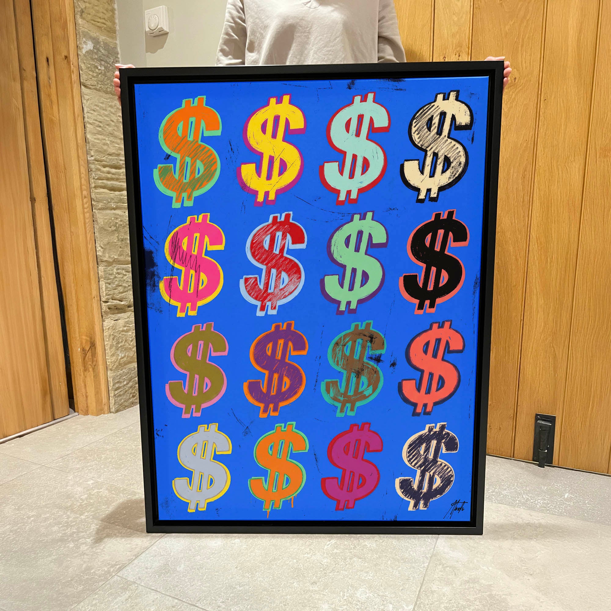 Dollar Signs — Blue