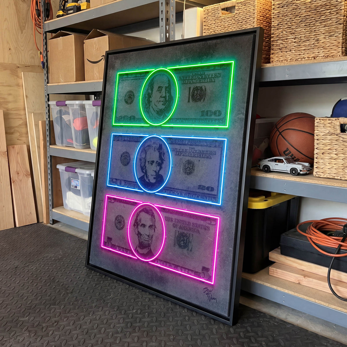 Dollar Bills ‘Neon’