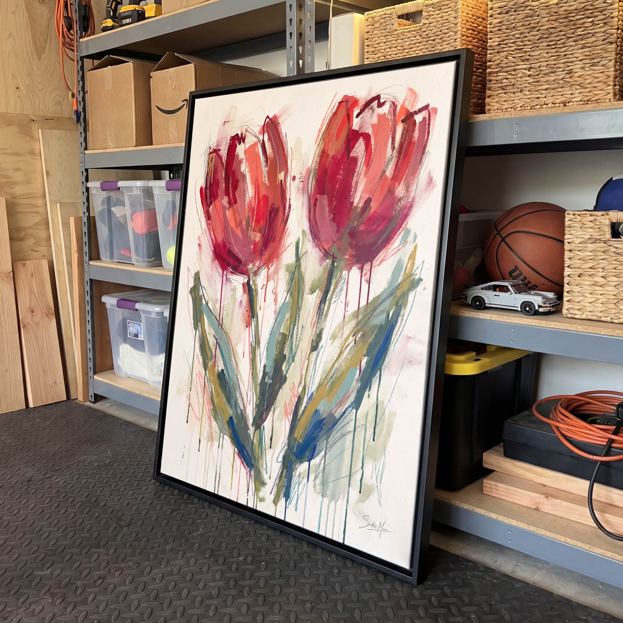 Scarlet Tulips