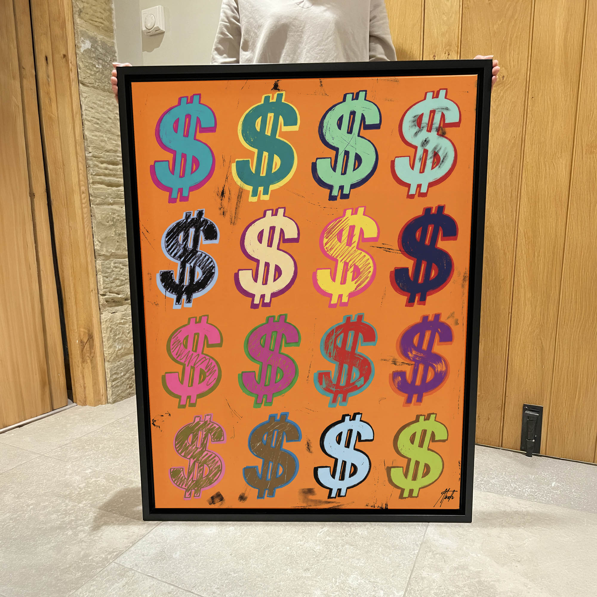 Dollar Signs — Orange