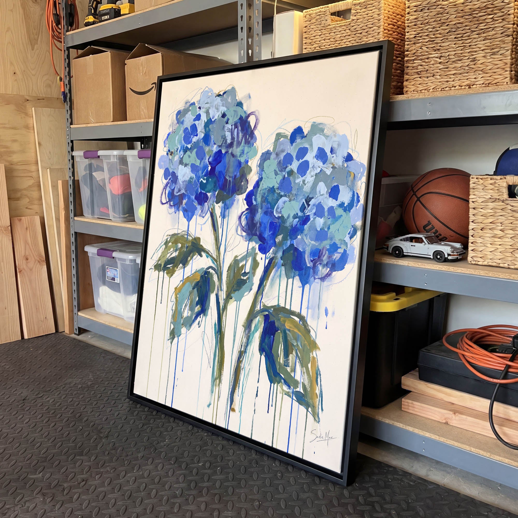 Azure Hydrangeas