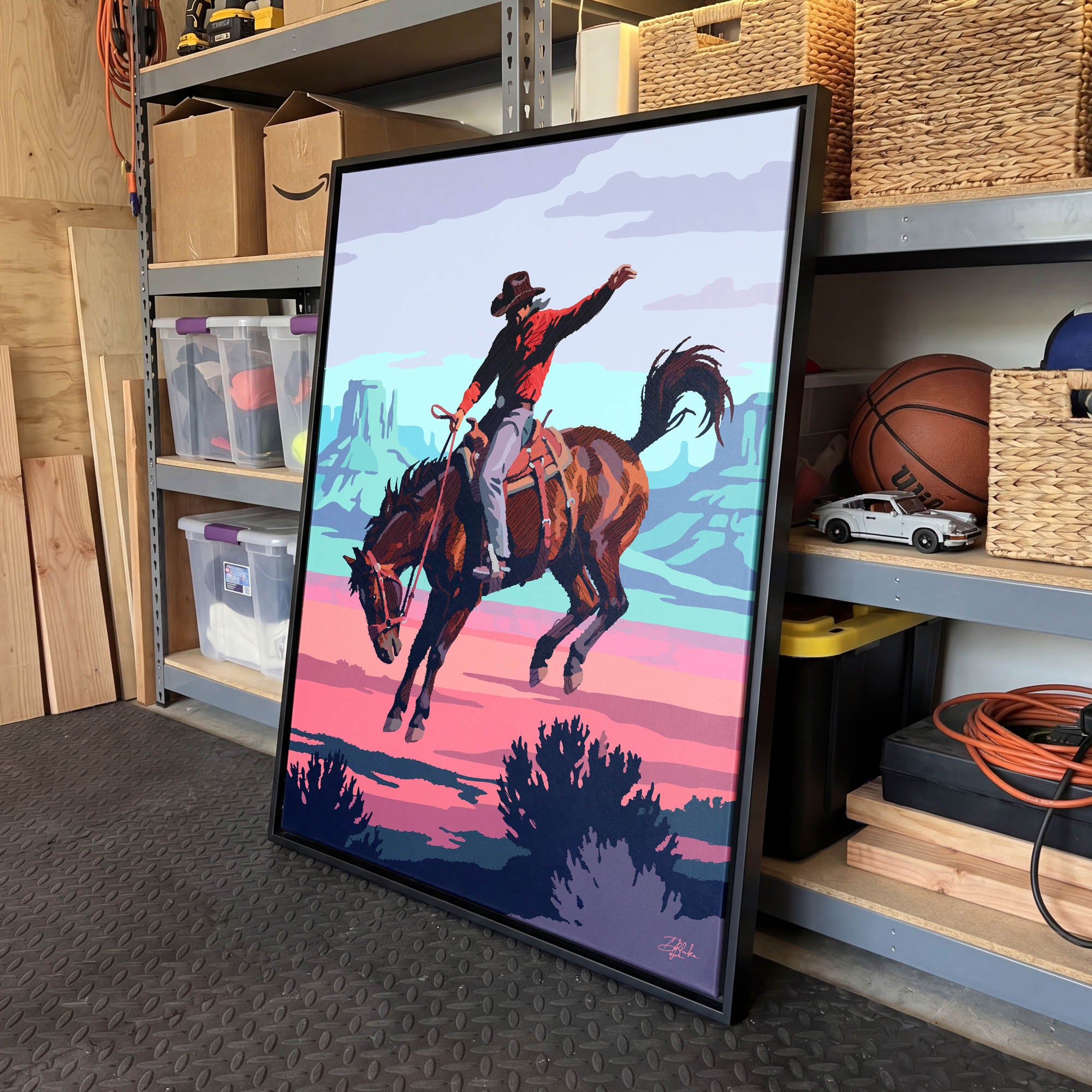 Rodeo in Red