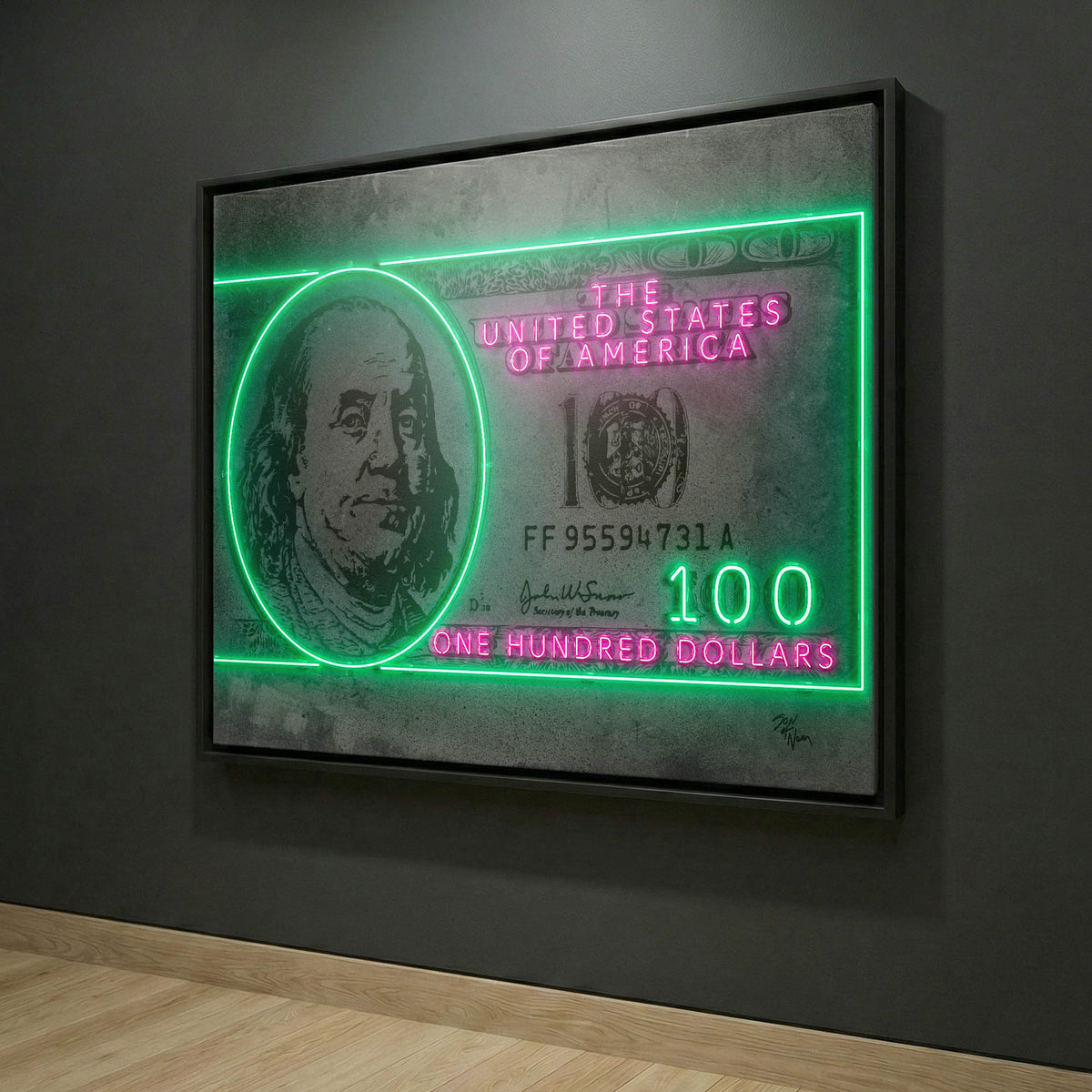 Benjamin Dollar ‘Neon’