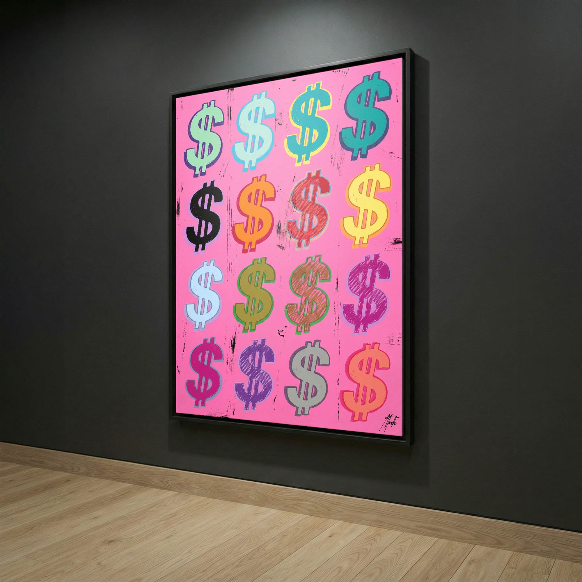 Dollar Signs — Pink