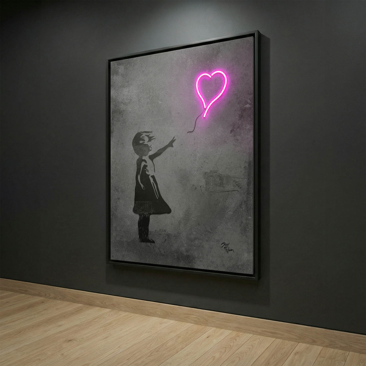 Banksy Balloon ‘Neon’