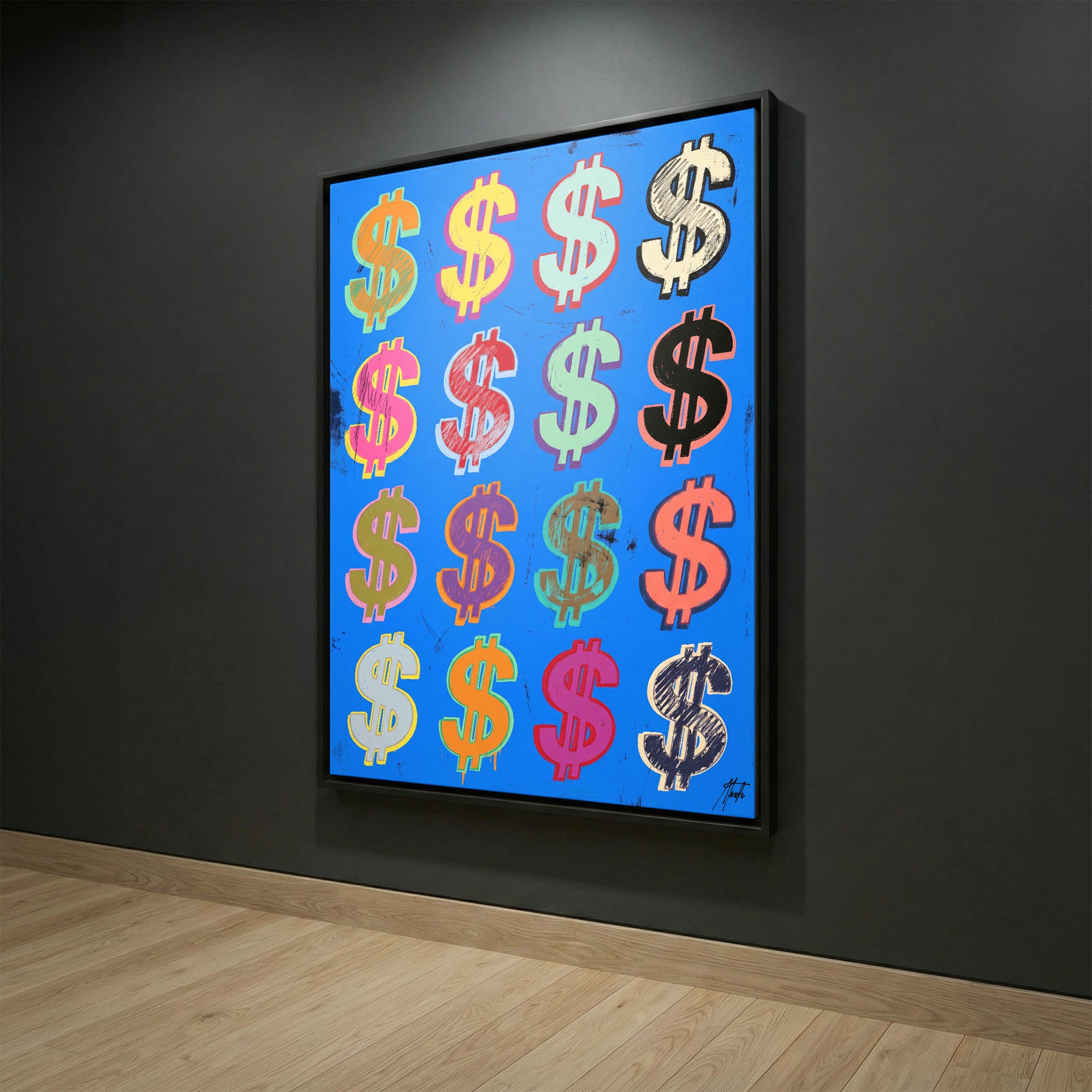 Dollar Signs — Blue