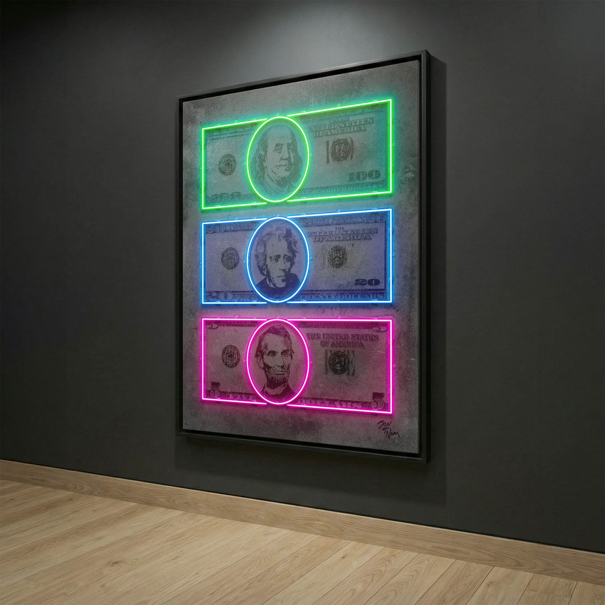 Dollar Bills ‘Neon’
