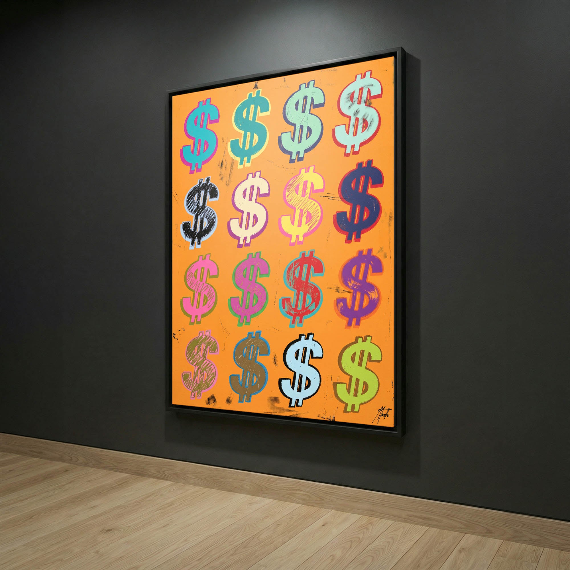 Dollar Signs — Orange