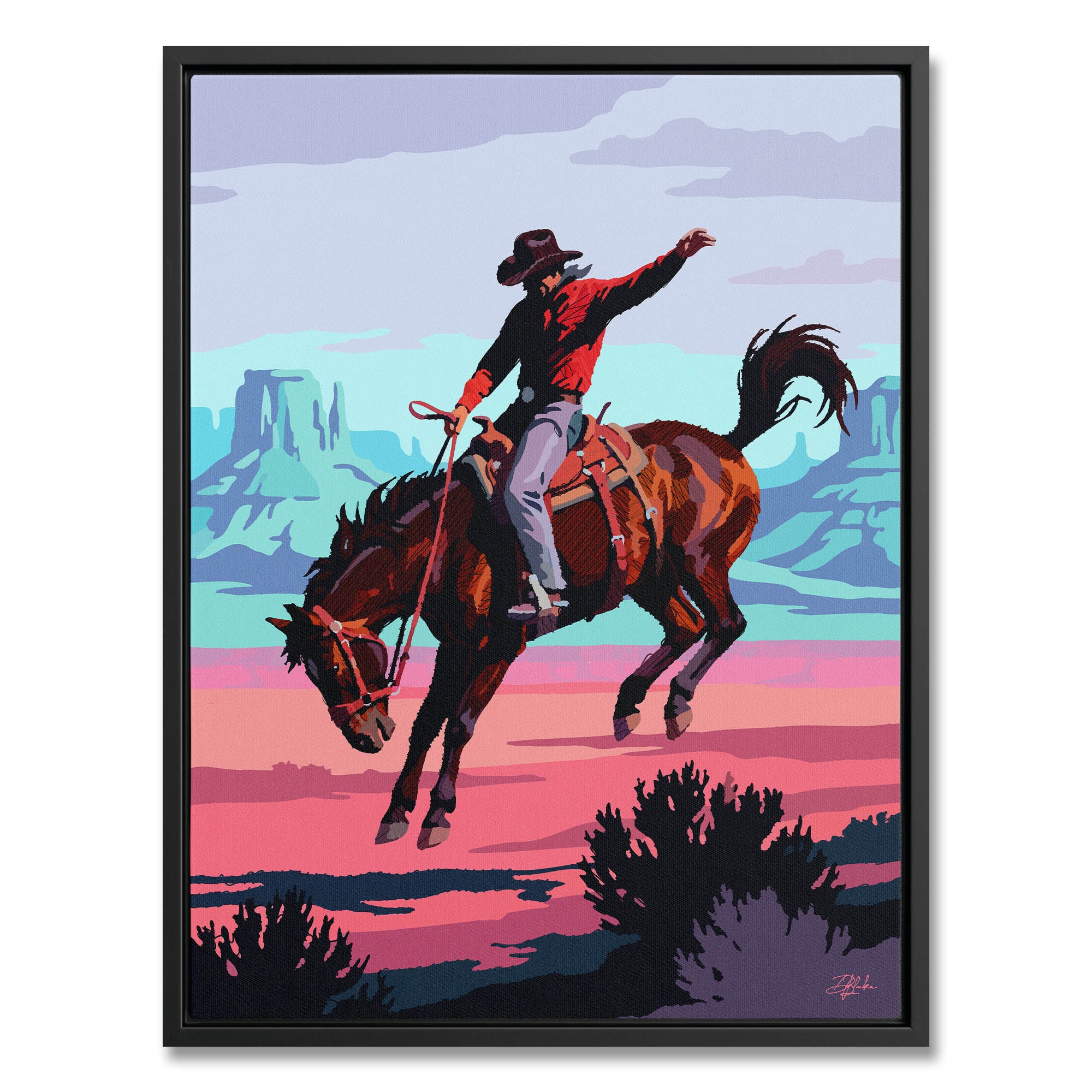 Rodeo in Red