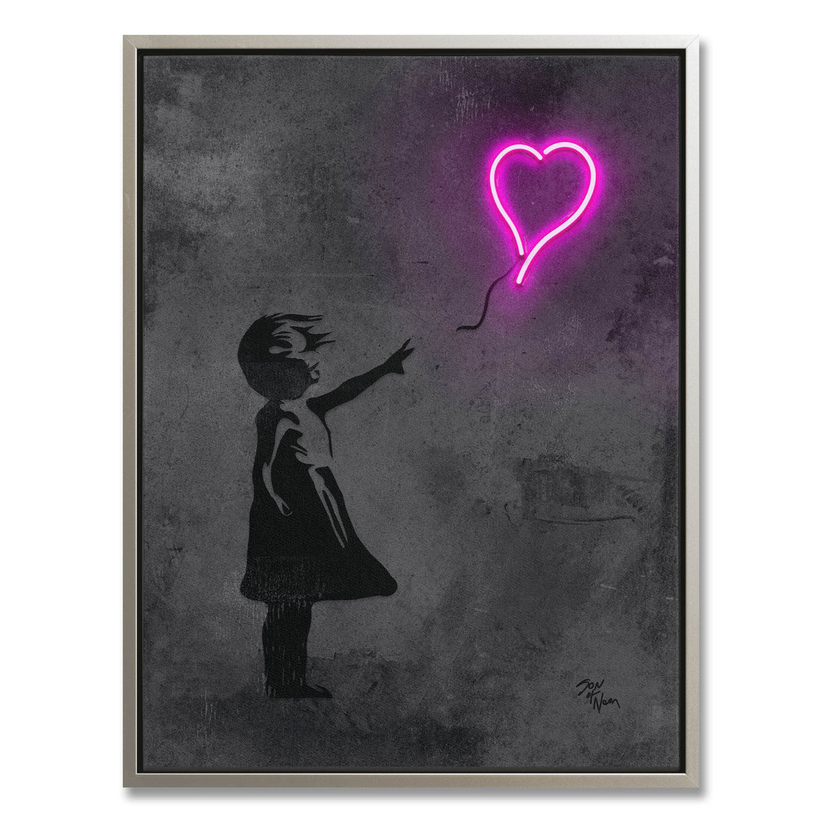 Banksy Balloon ‘Neon’