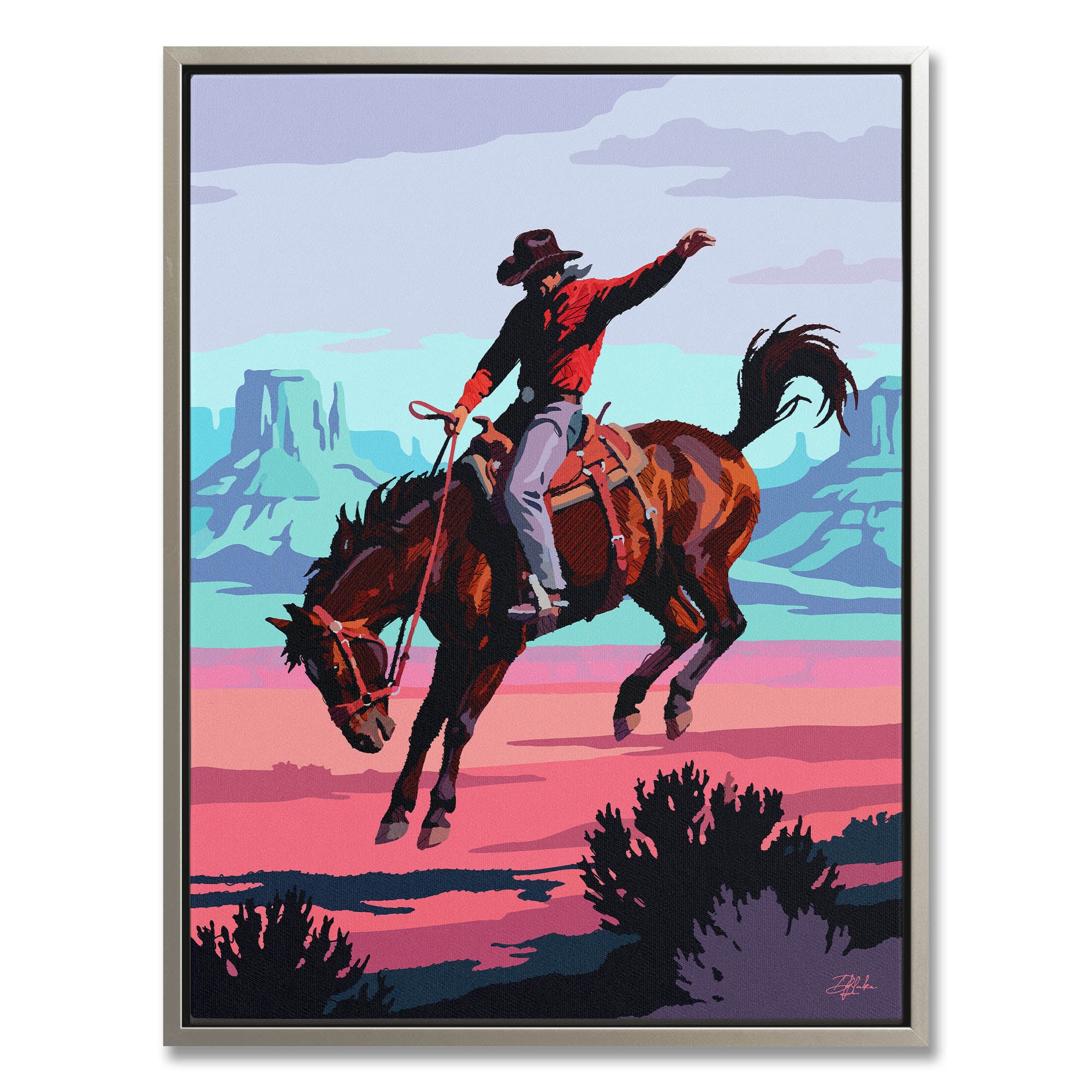 Rodeo in Red