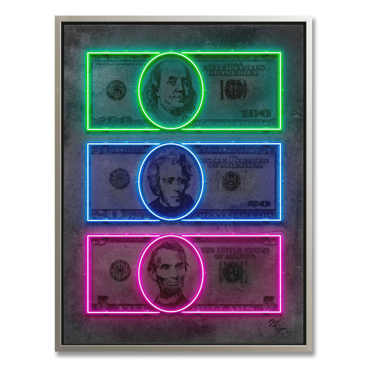 Dollar Bills ‘Neon’