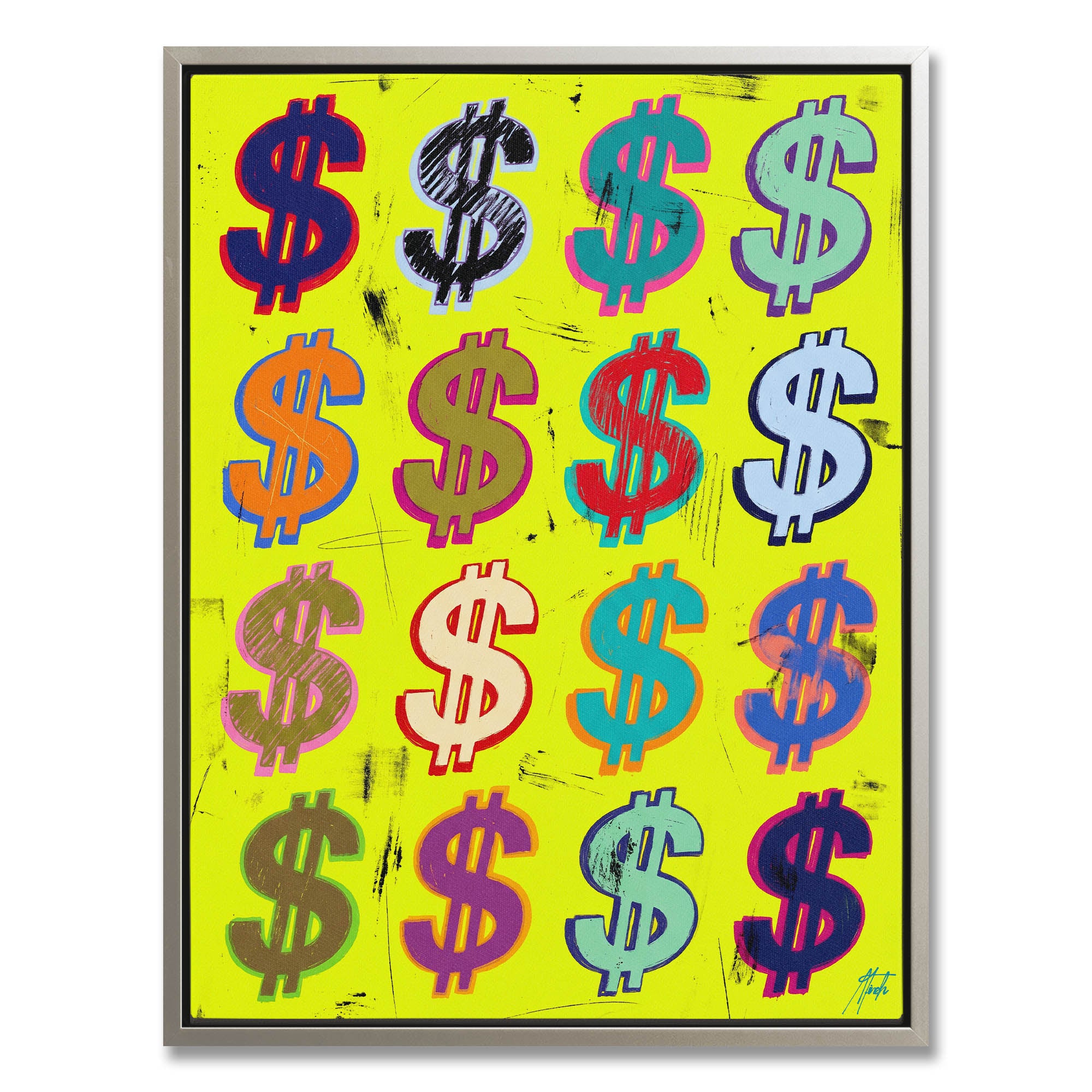 Dollar Signs — Yellow