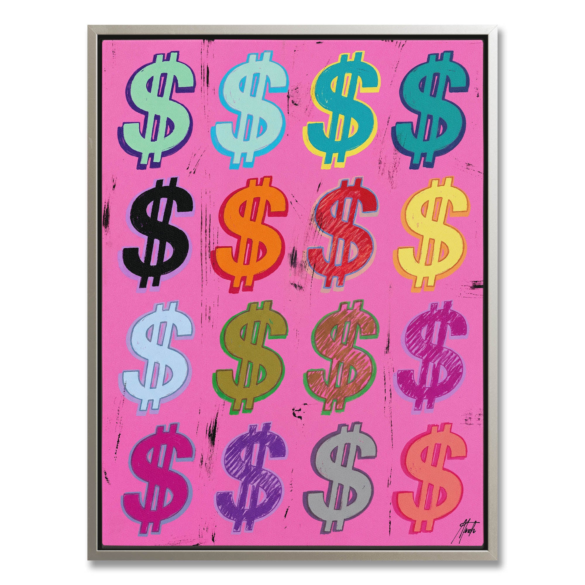 Dollar Signs — Pink