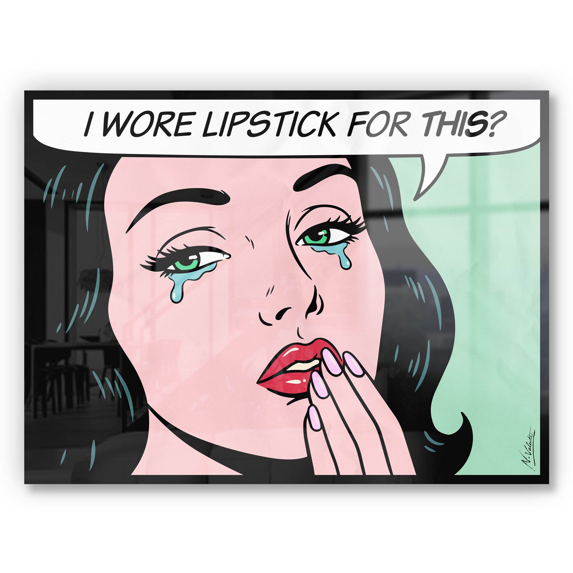 Lipstick for this?
