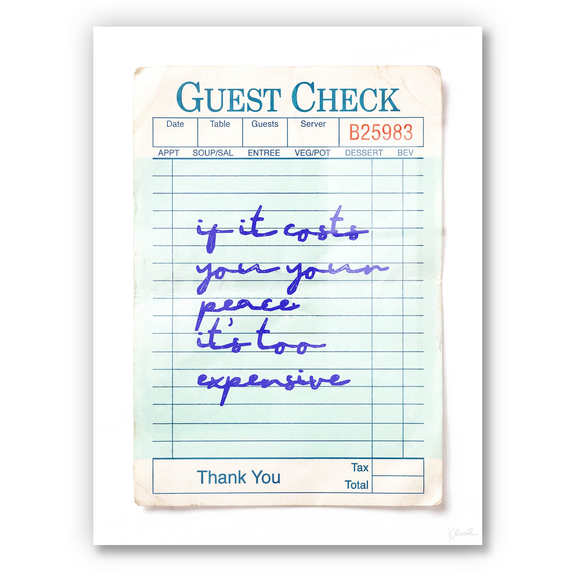 Too Expensive