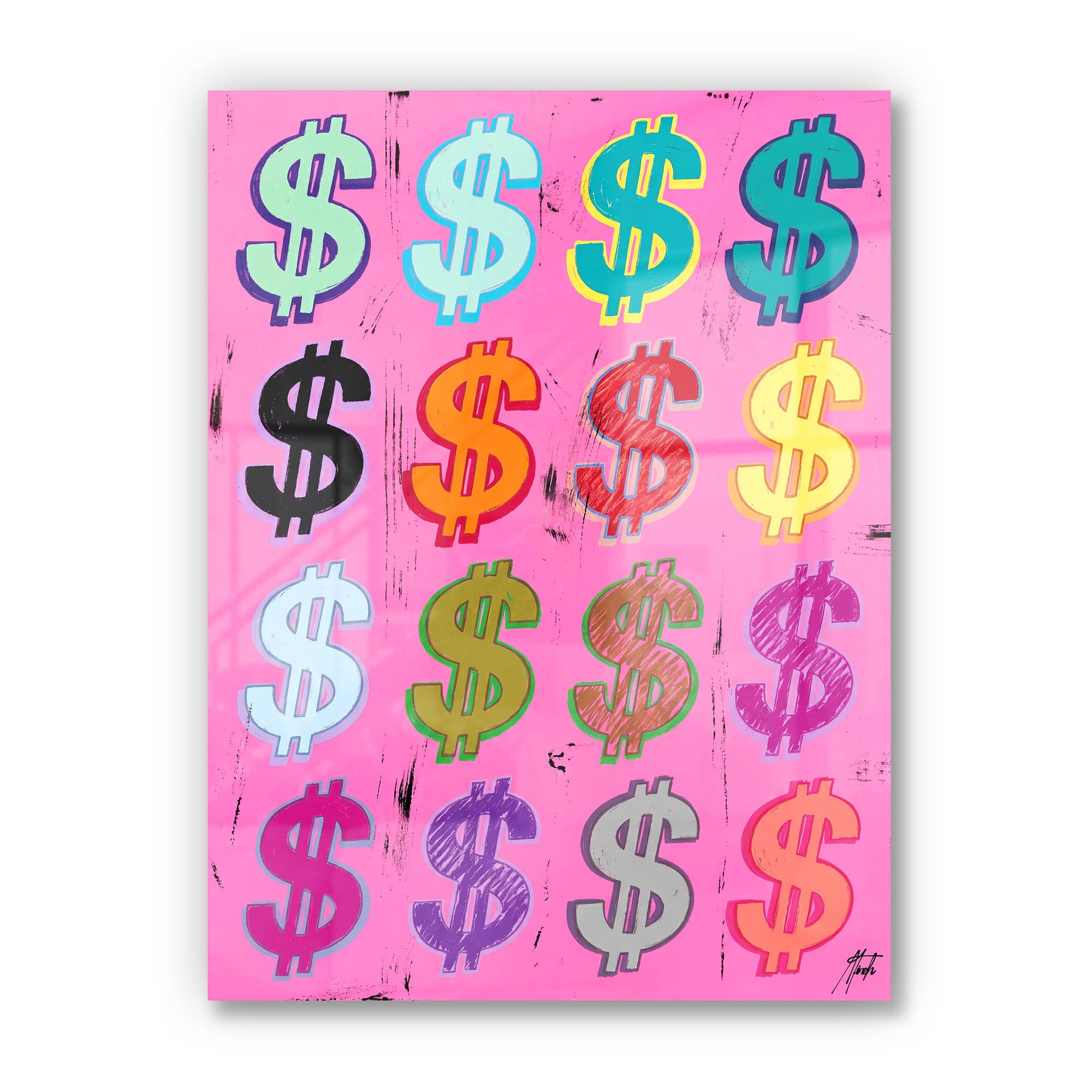 Dollar Signs — Pink