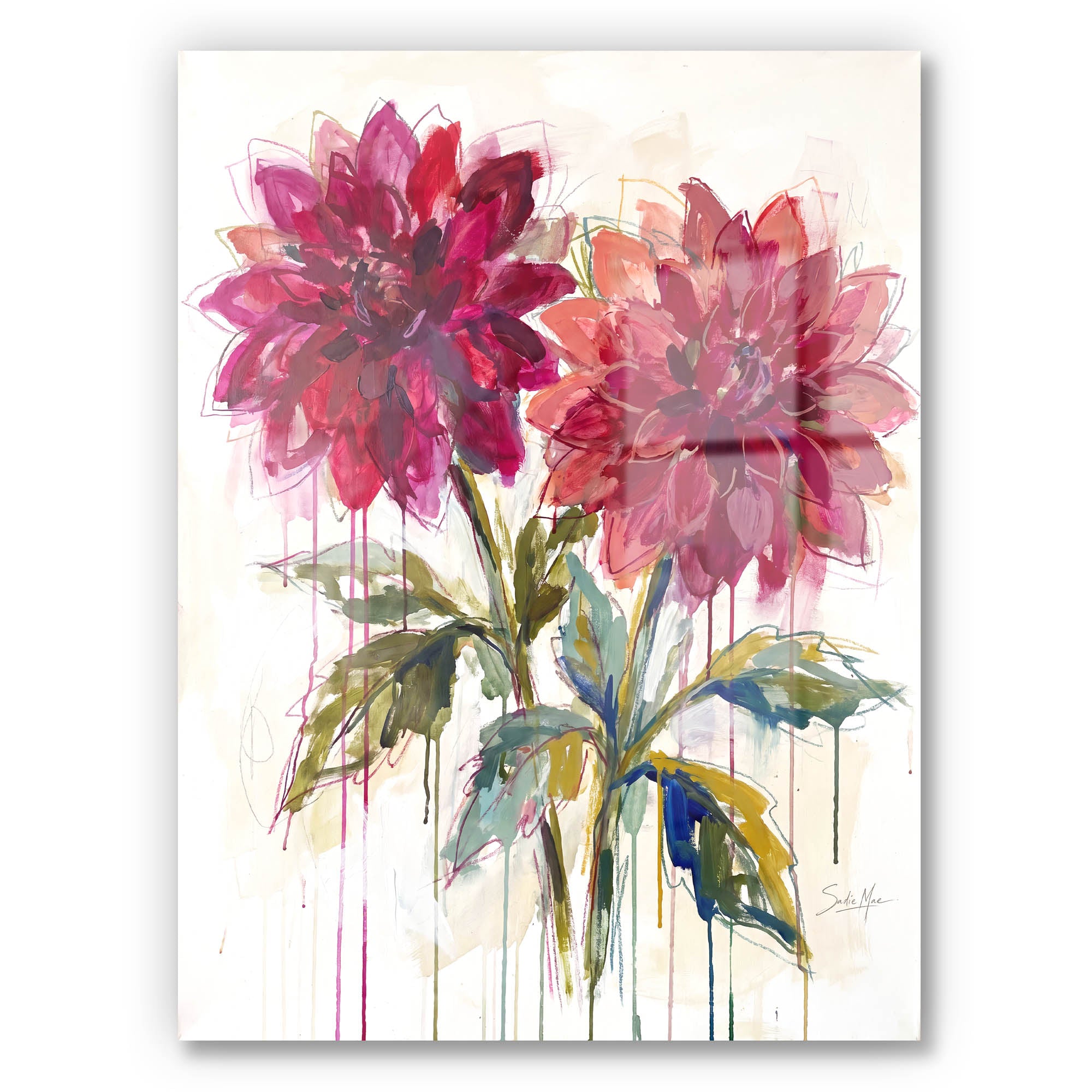 Ruby Dahlias