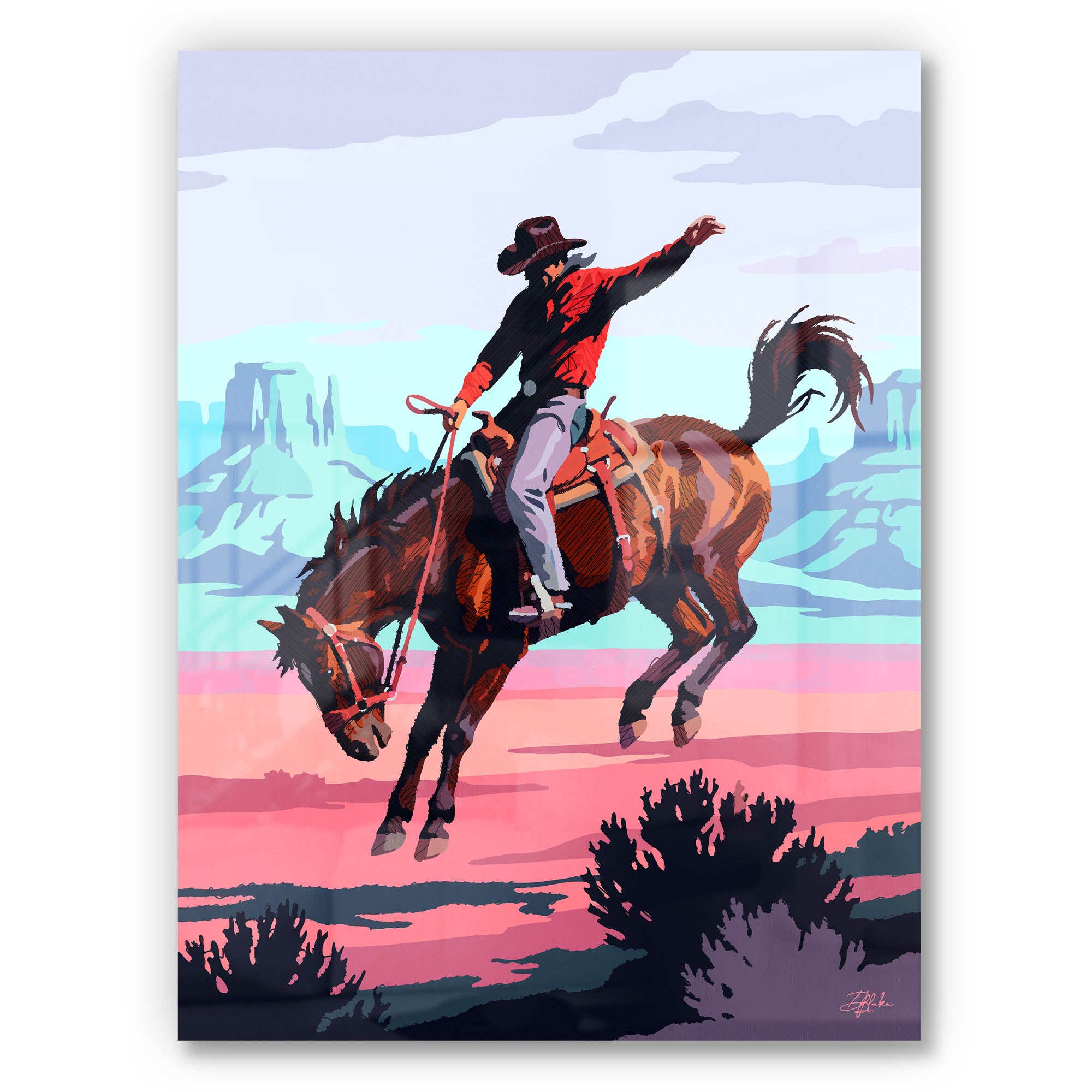 Rodeo in Red
