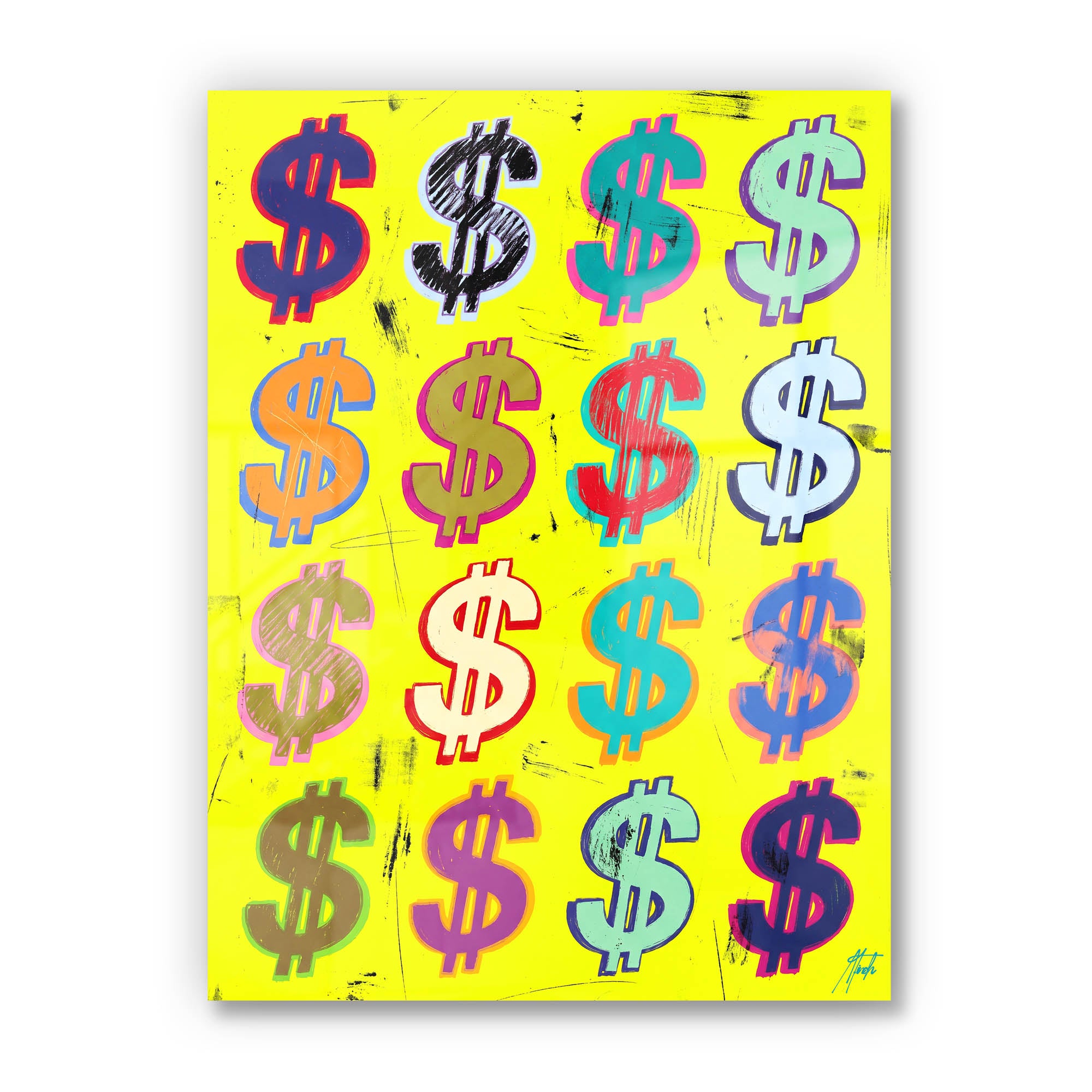 Dollar Signs — Yellow