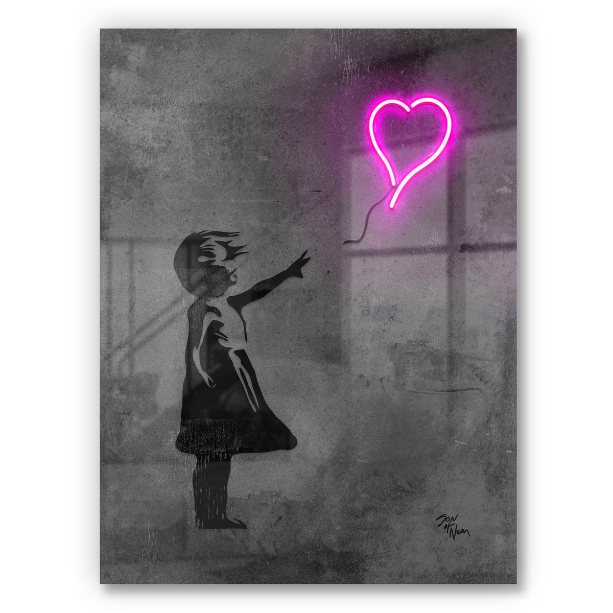 Banksy Balloon ‘Neon’