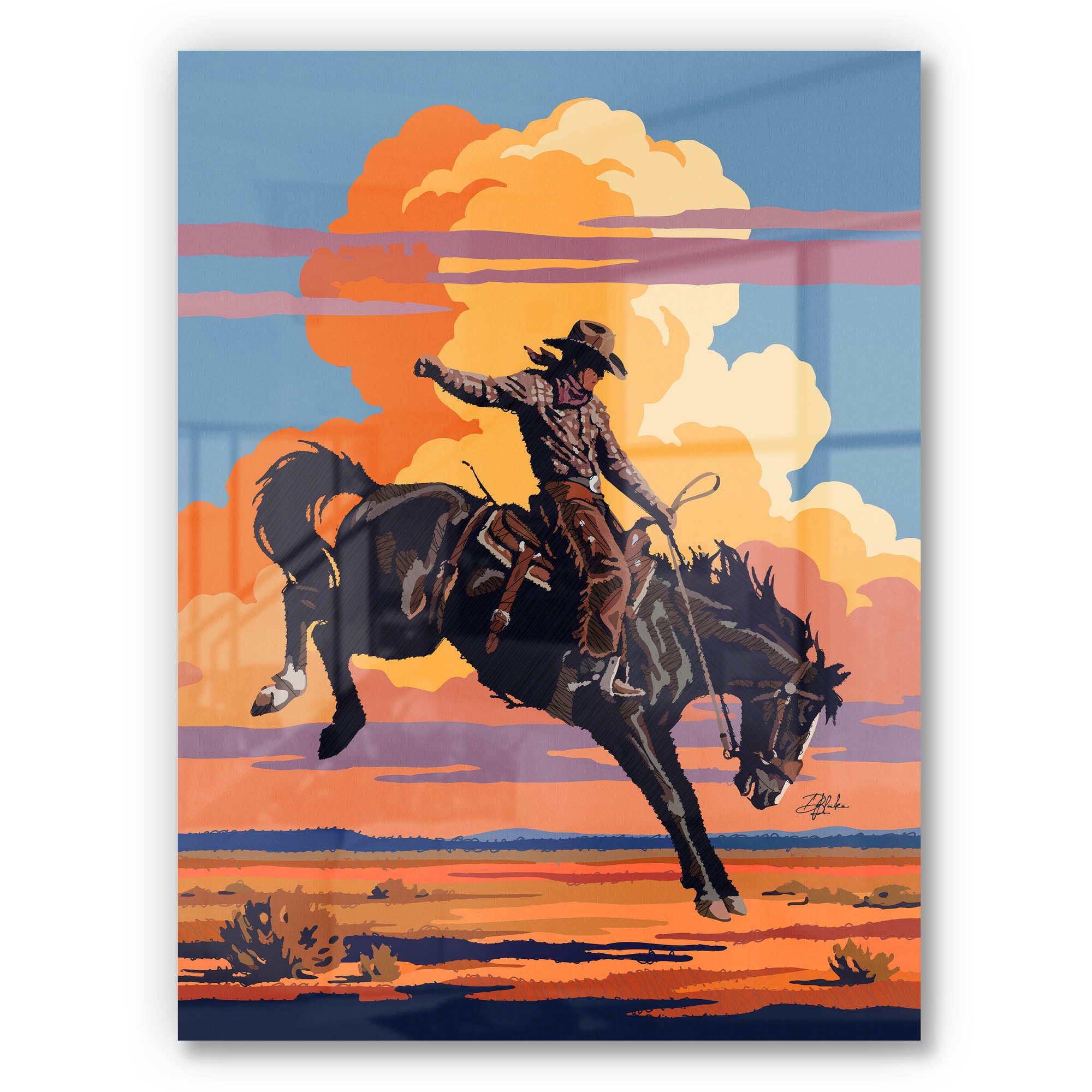 Sunset Bronco