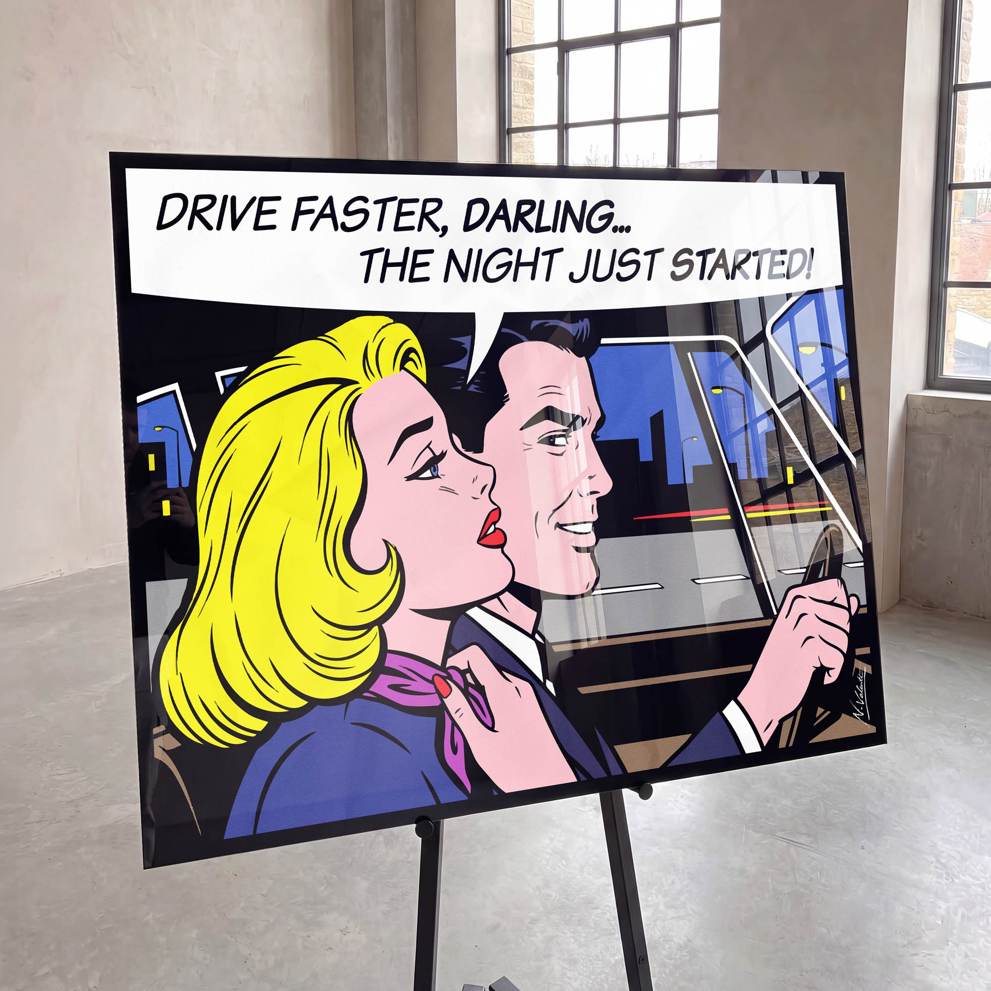 Driver faster, darling
