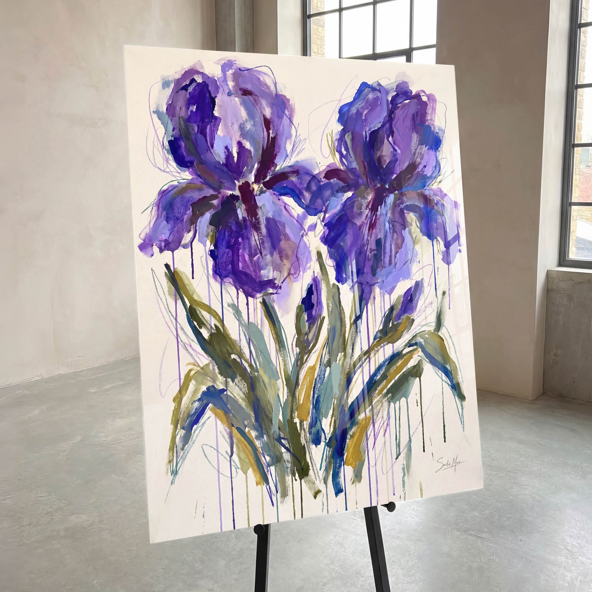 Amethyst Irises