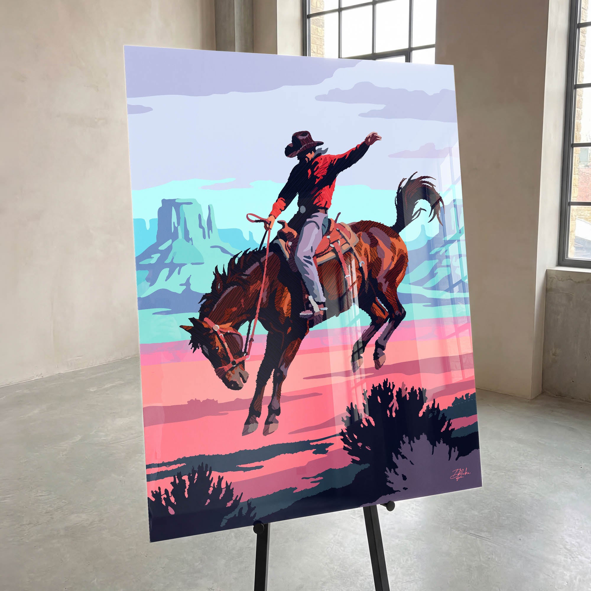 Rodeo in Red