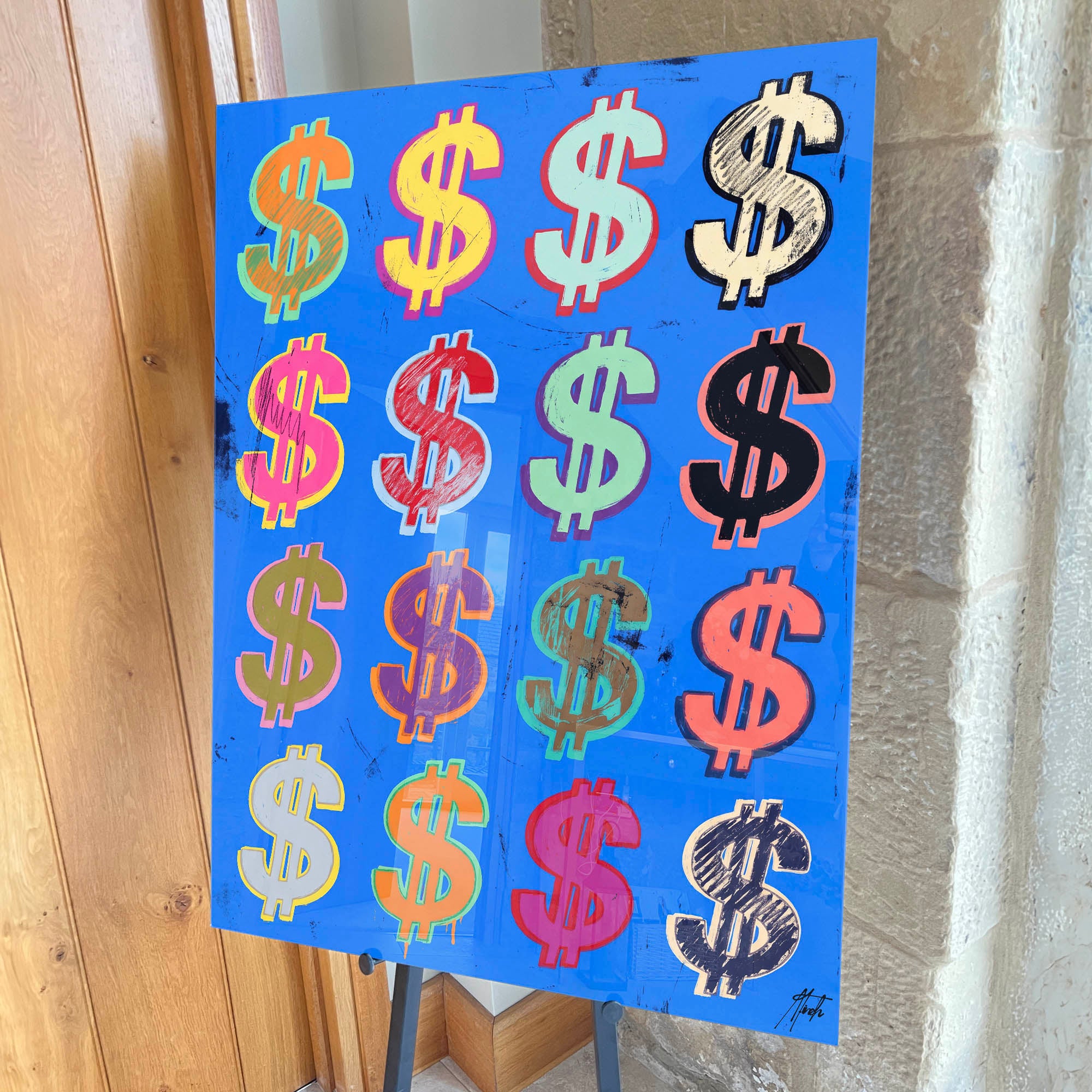 Dollar Signs — Blue
