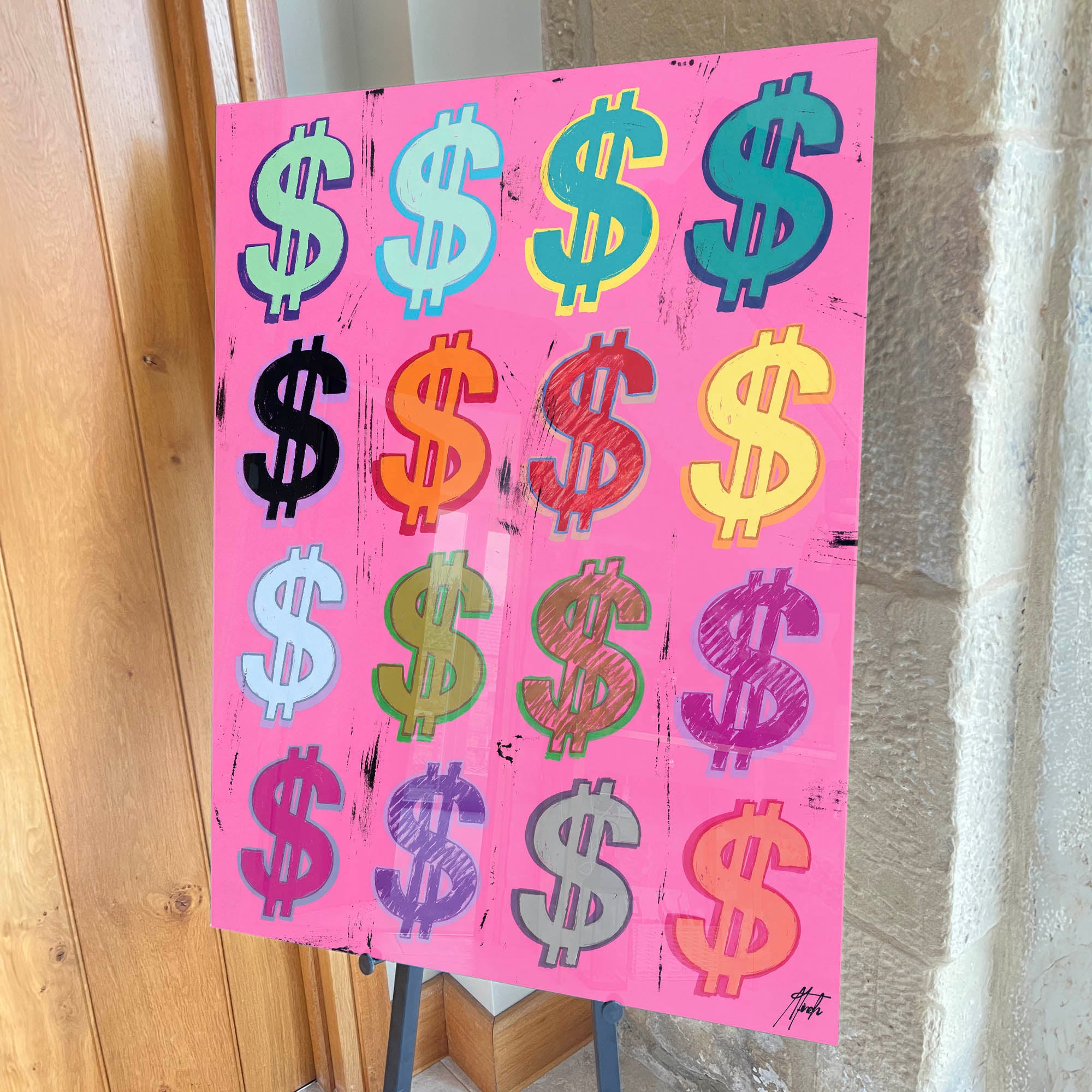 Dollar Signs — Pink