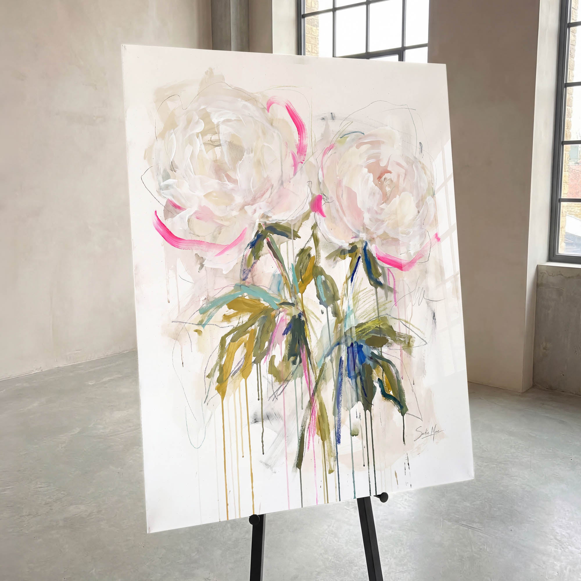 Pearl Peonies
