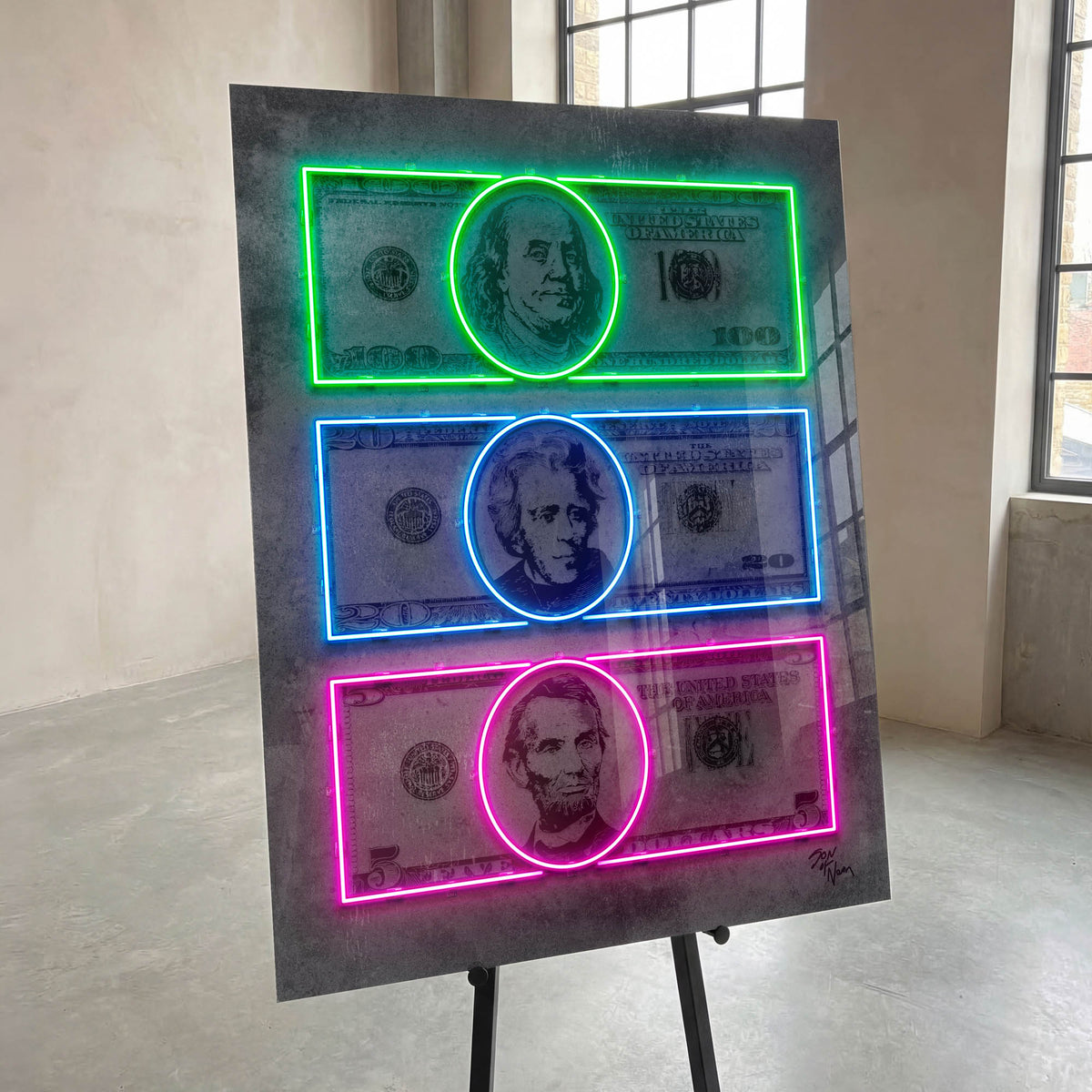 Dollar Bills ‘Neon’