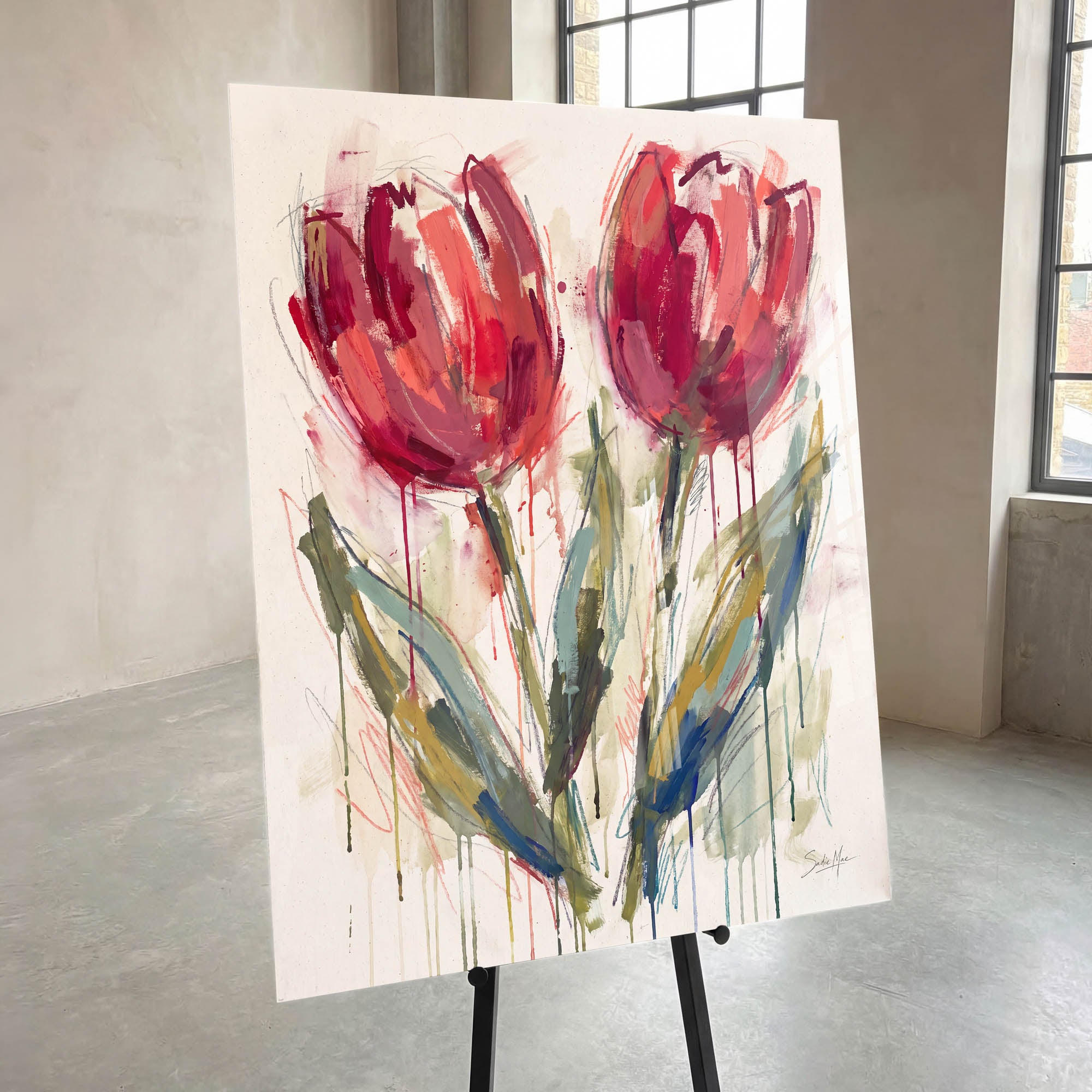 Scarlet Tulips