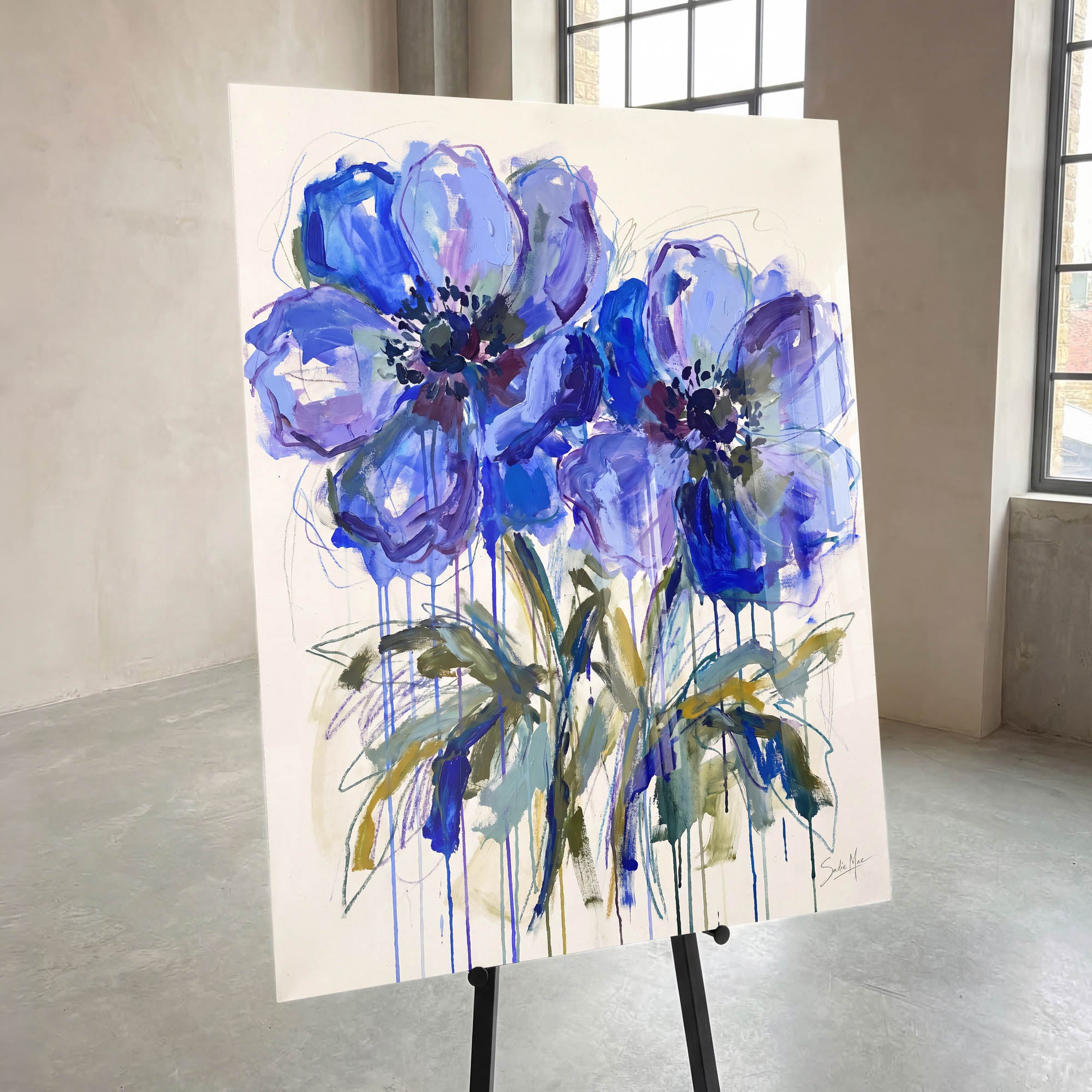 Indigo Anemones