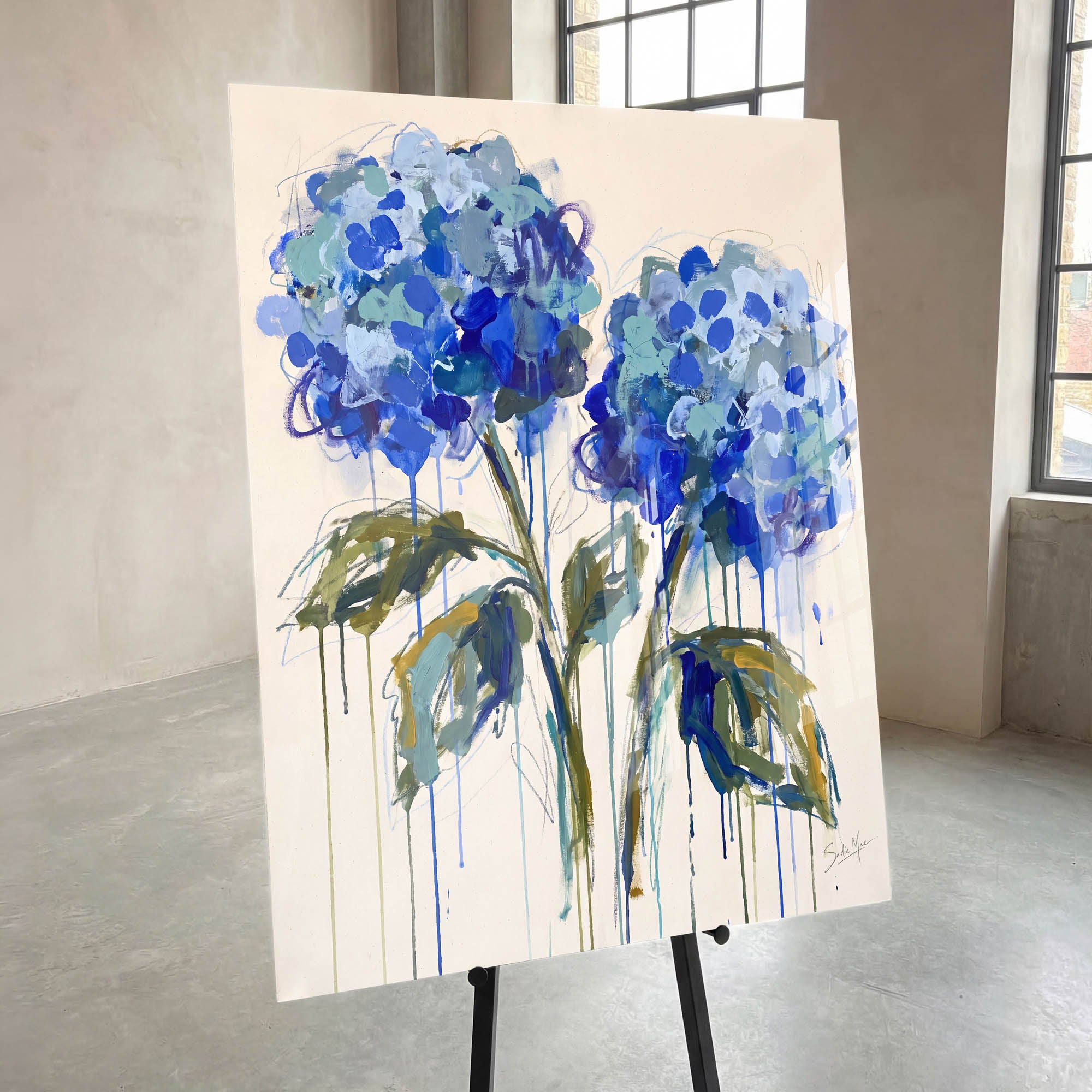 Azure Hydrangeas