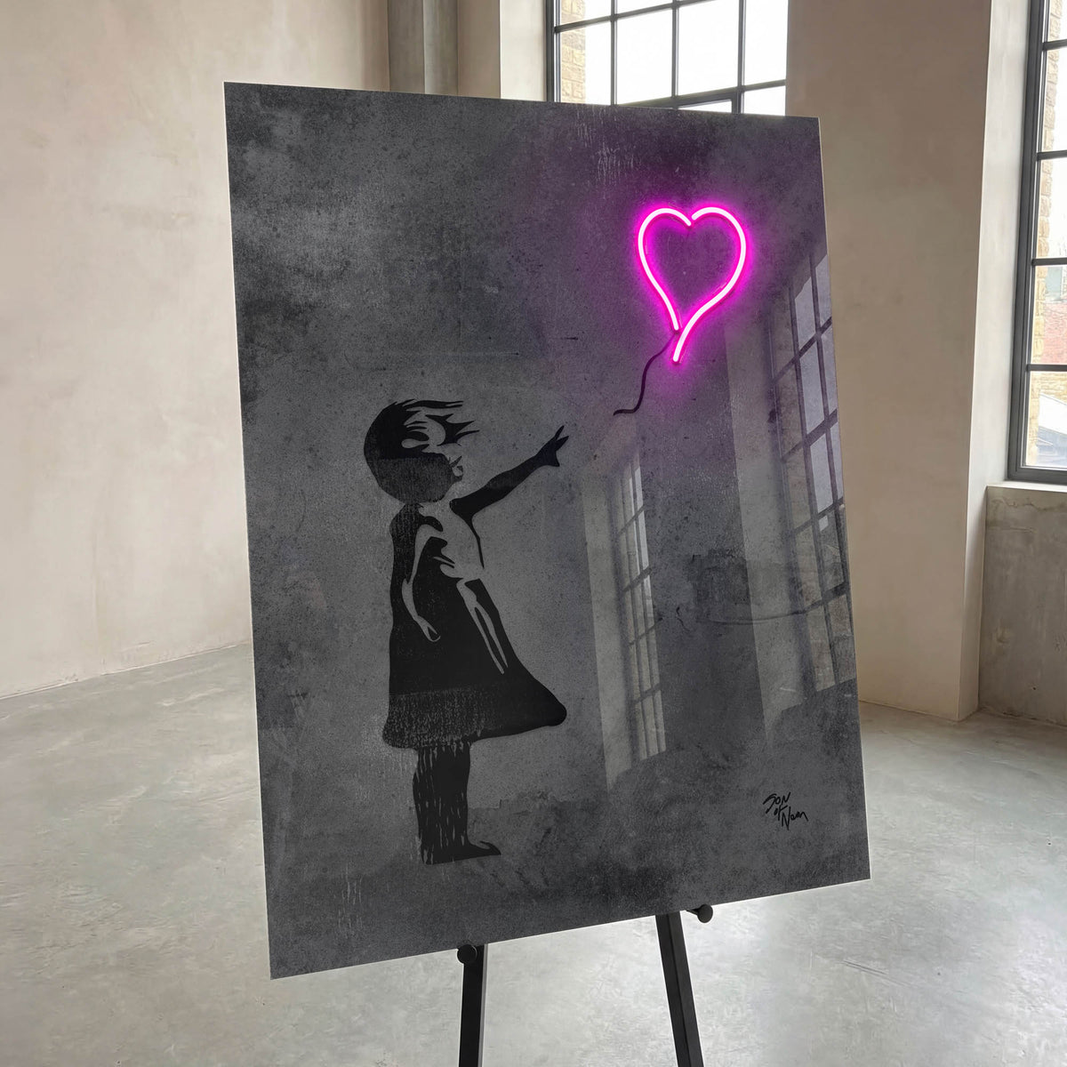 Banksy Balloon ‘Neon’
