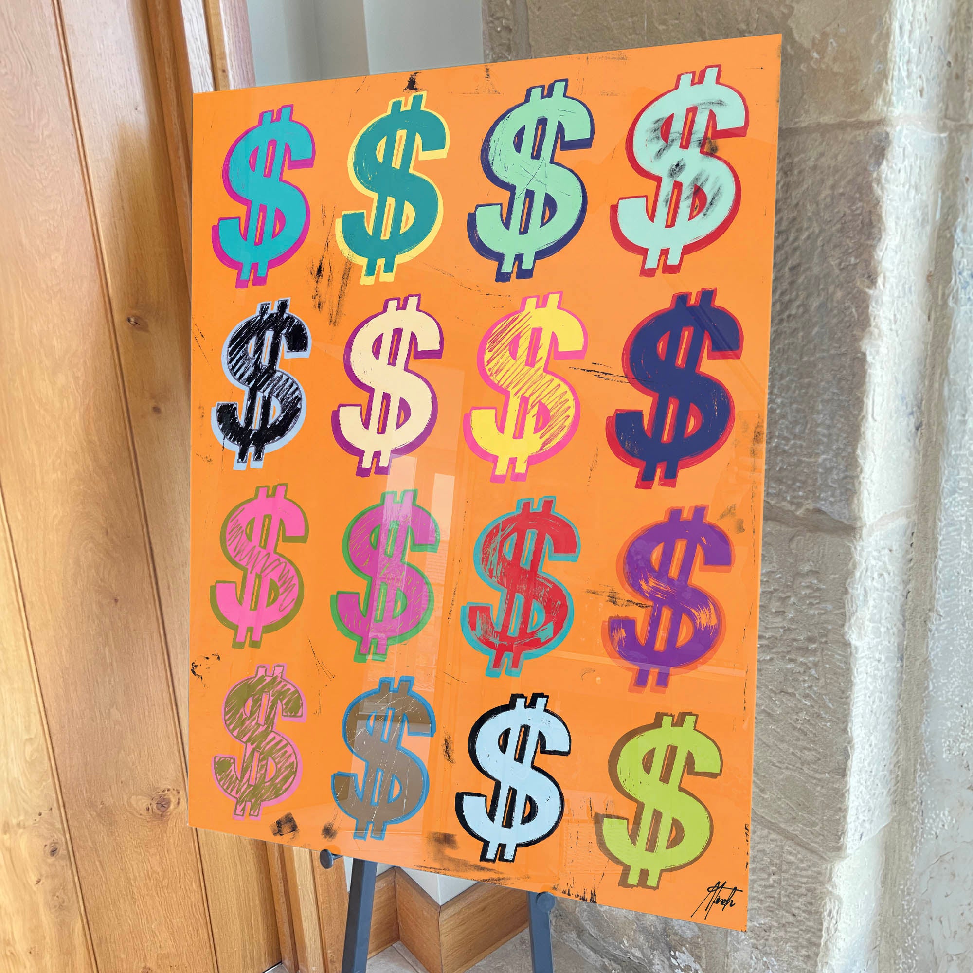 Dollar Signs — Orange