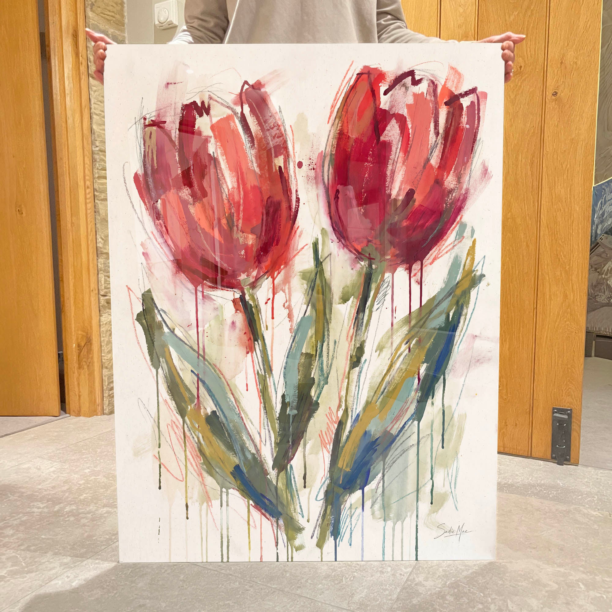Scarlet Tulips