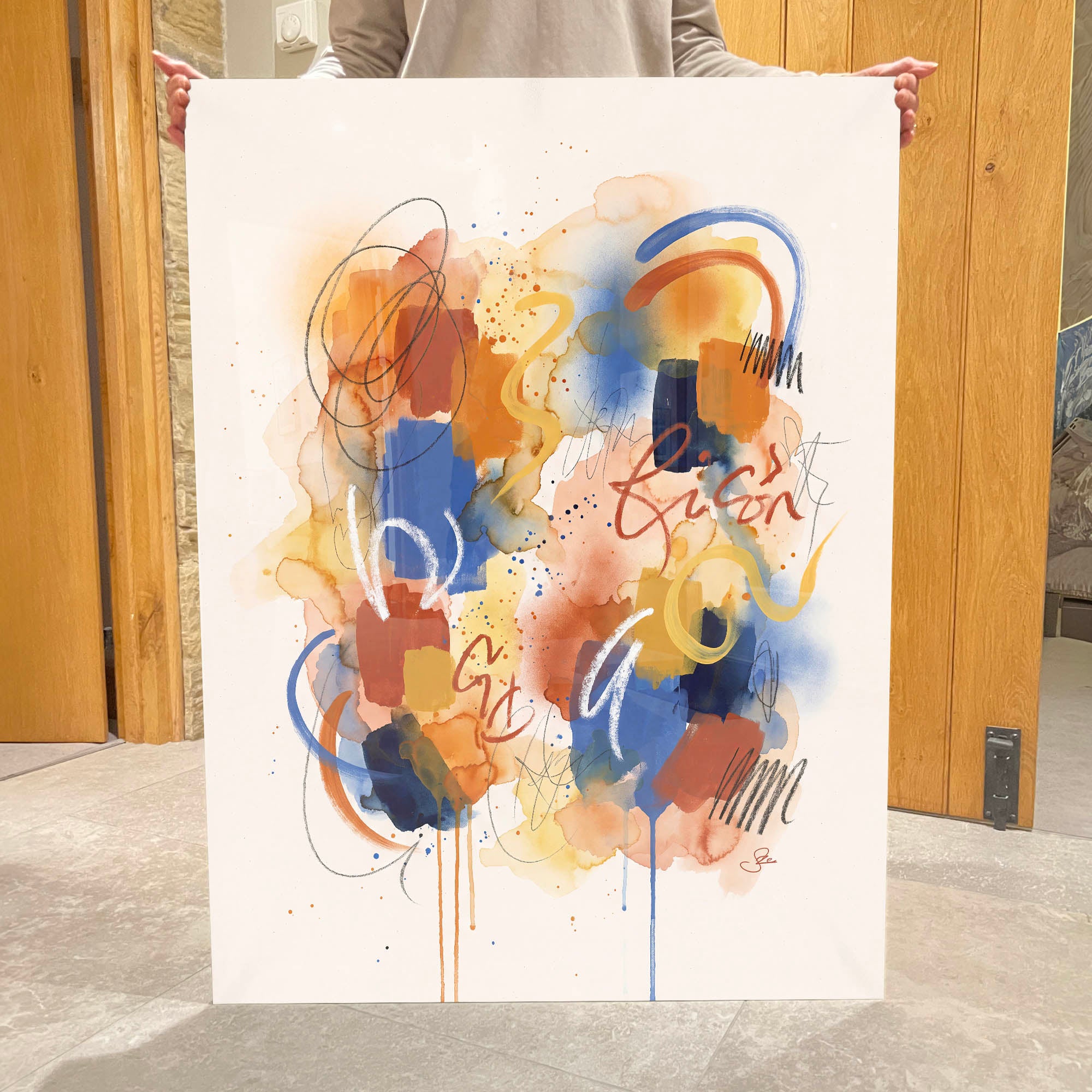 Ochre Rhythm No. 1