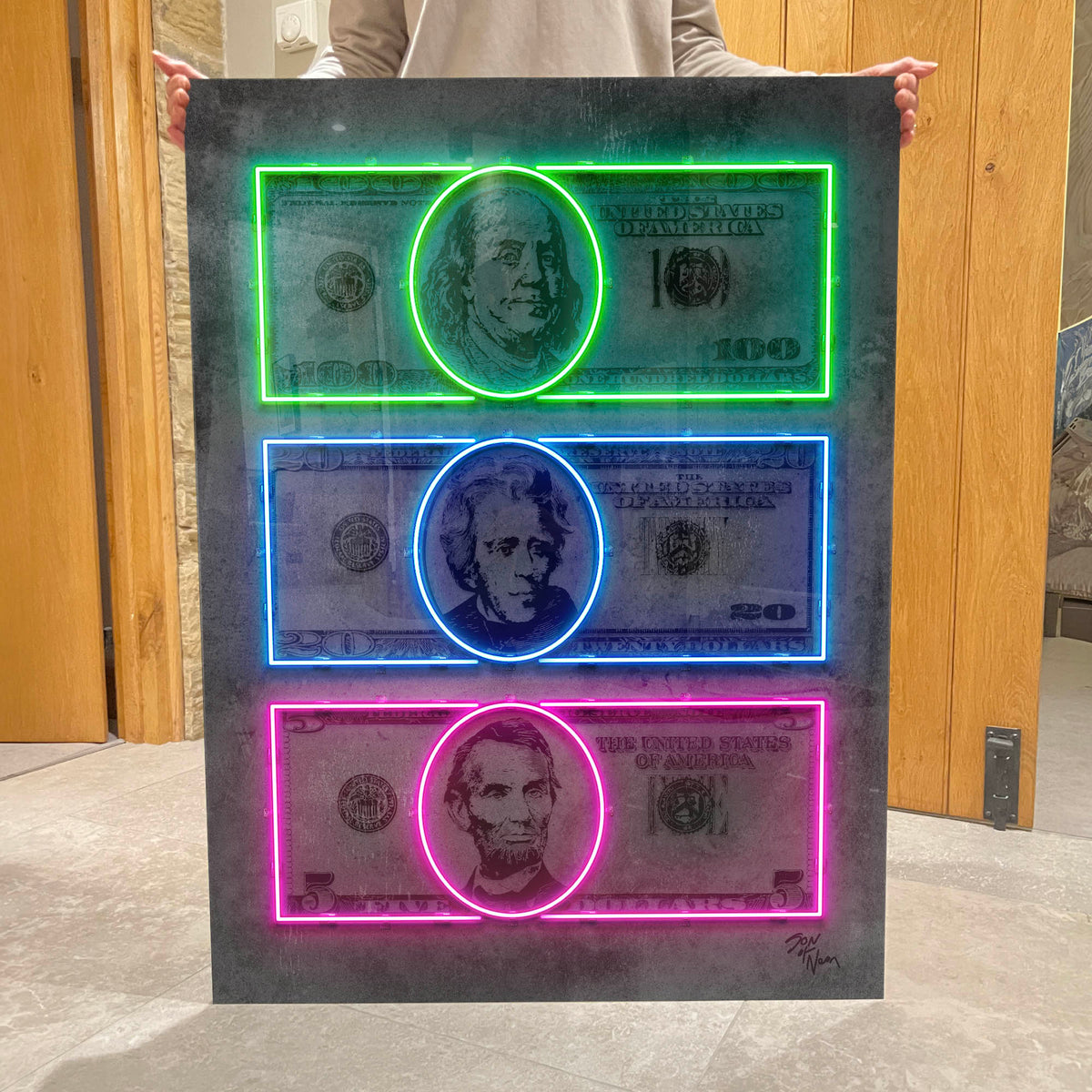 Dollar Bills ‘Neon’