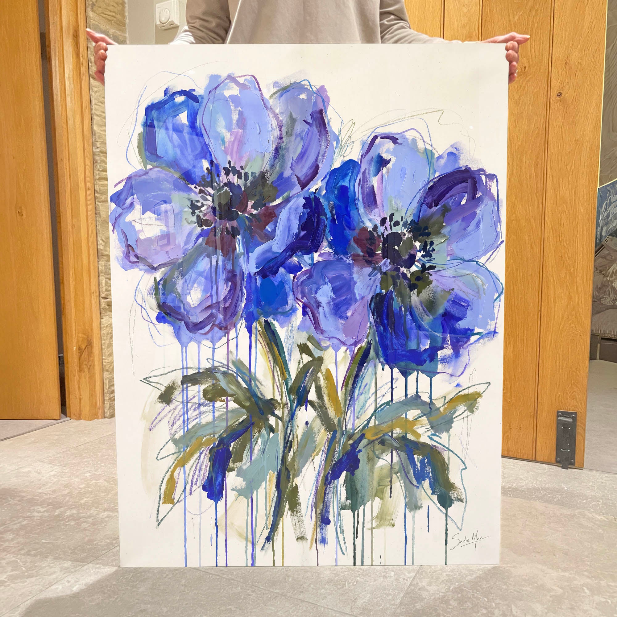 Indigo Anemones